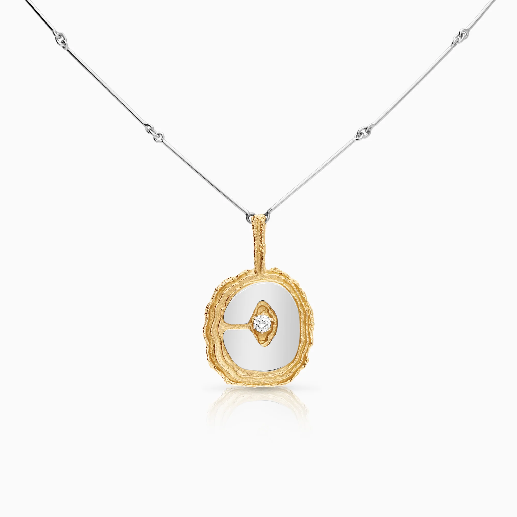 Lapponia necklace 0.20ct 18K gold