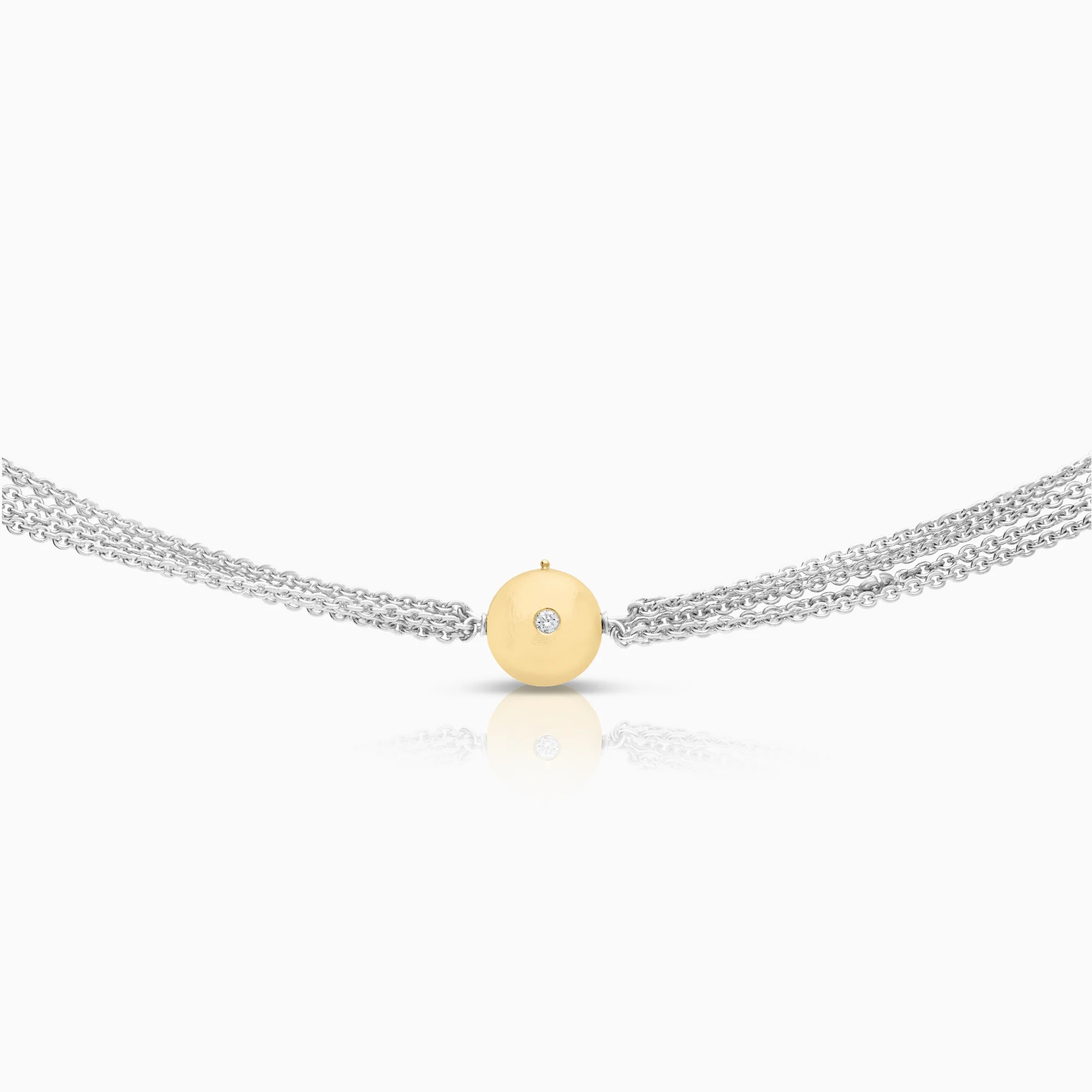 Ole Lynggaard necklace 0.05ct 18K gold - Image 3