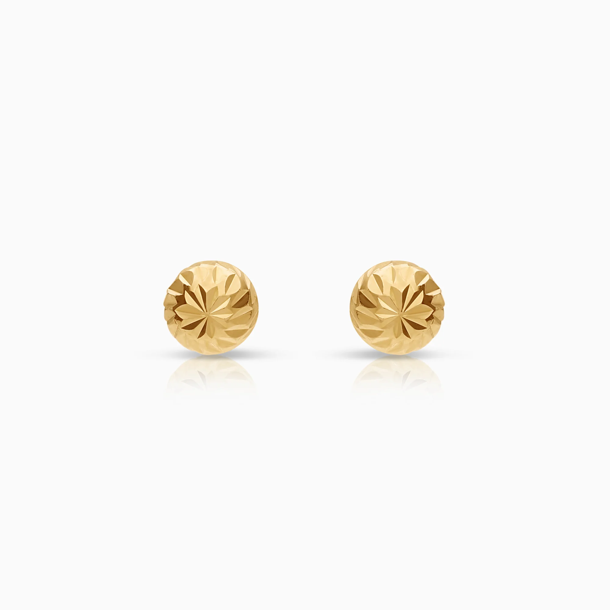 Gold earrings 0.50g 18K gold