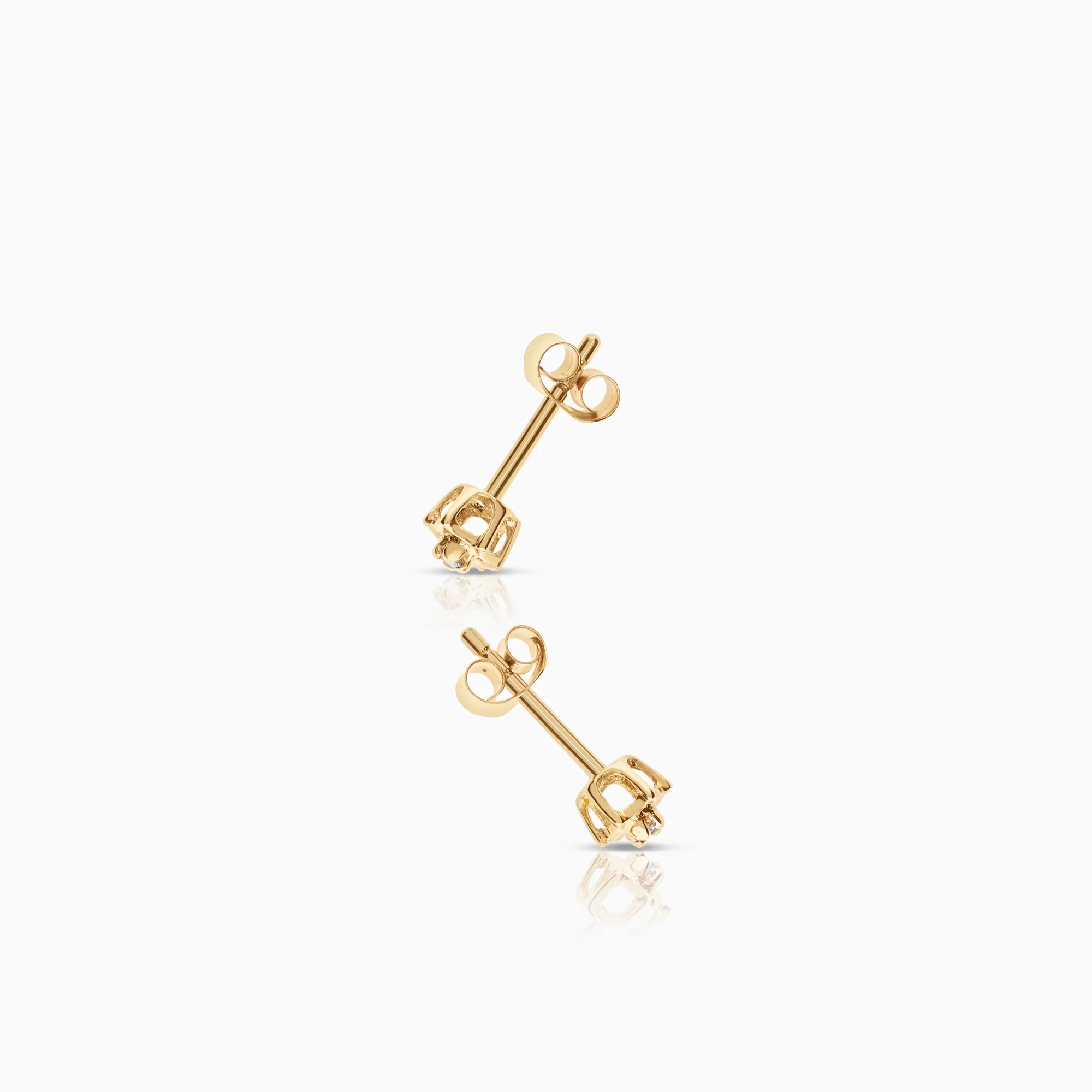 Earrings, 0.01 ct 18K gold - Image 2