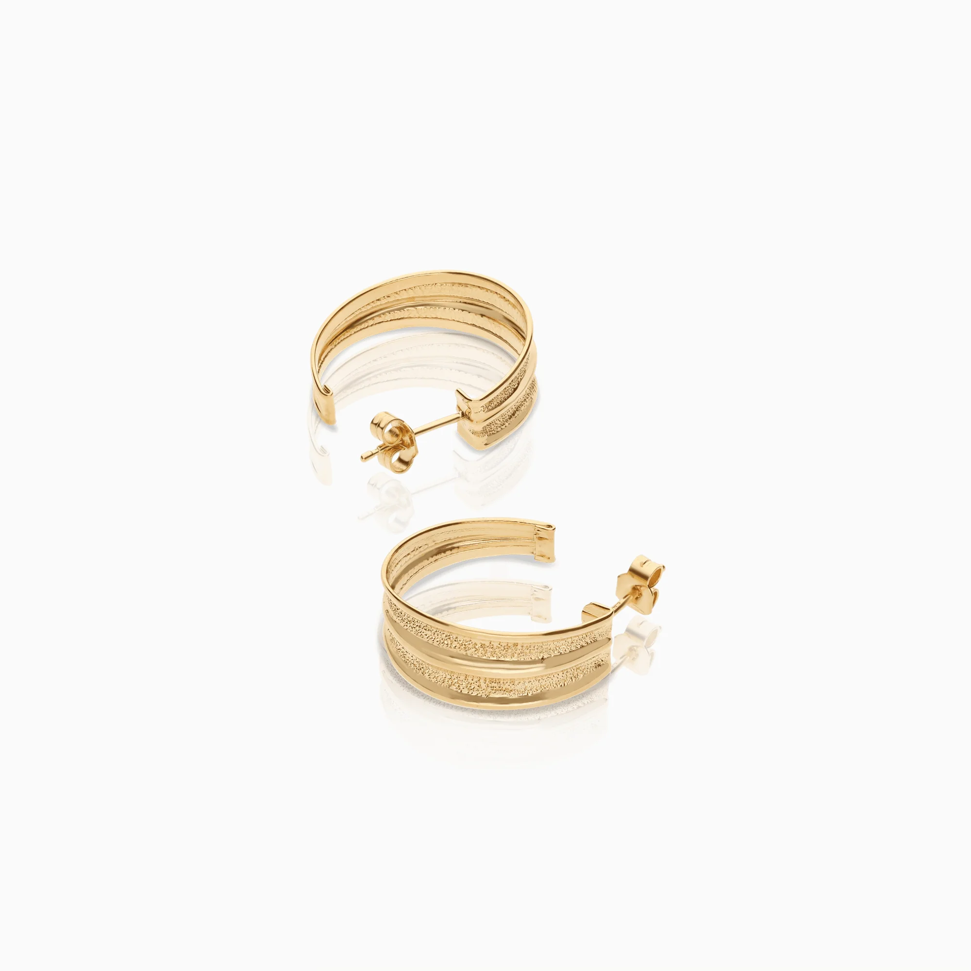 Earrings 2.14g 18K Gold - Image 2