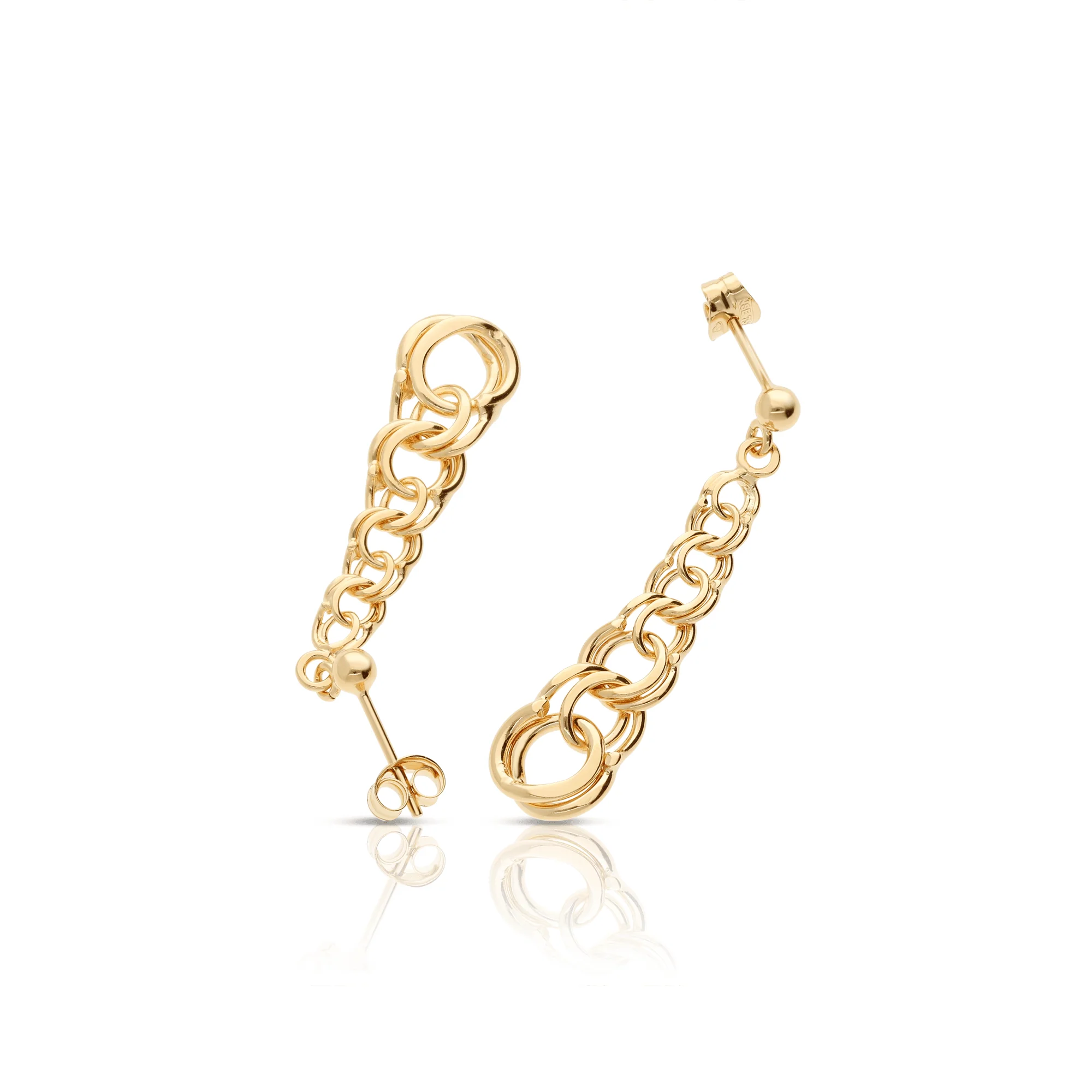 Bismarck earrings 3.67g 18K gold - Image 2
