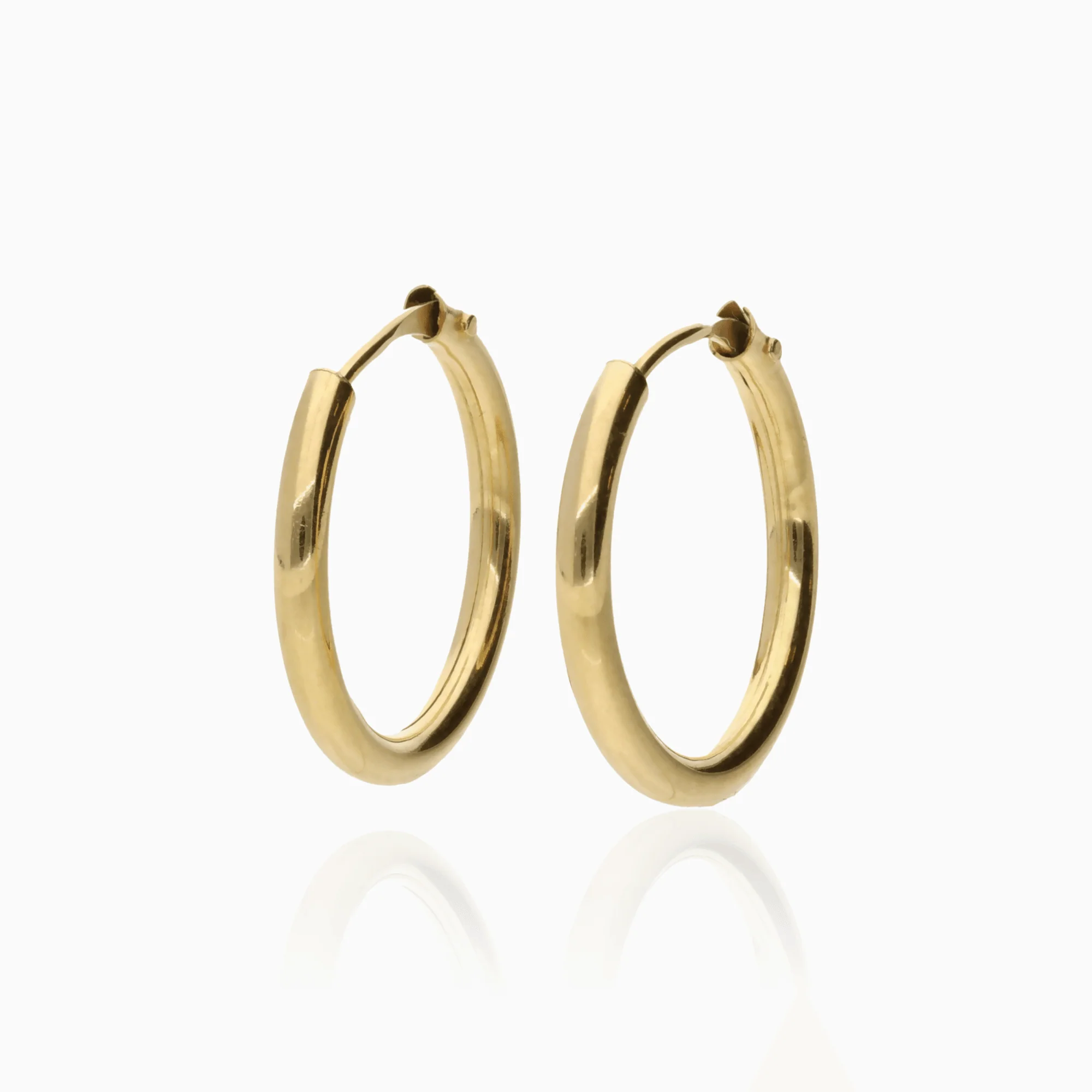 Hoop earrings 1.0g 18K gold
