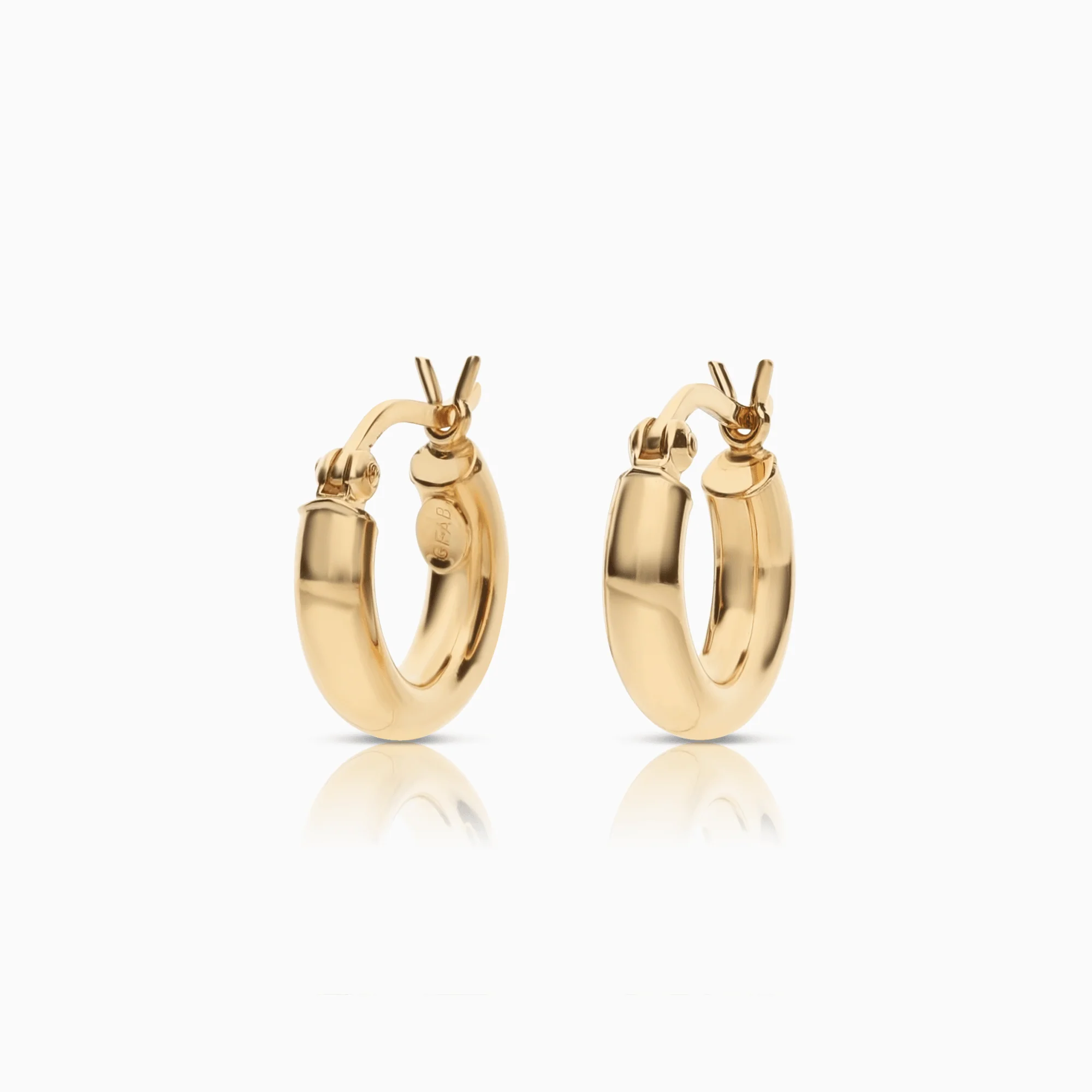 Hoop earrings 1.38g 18K gold