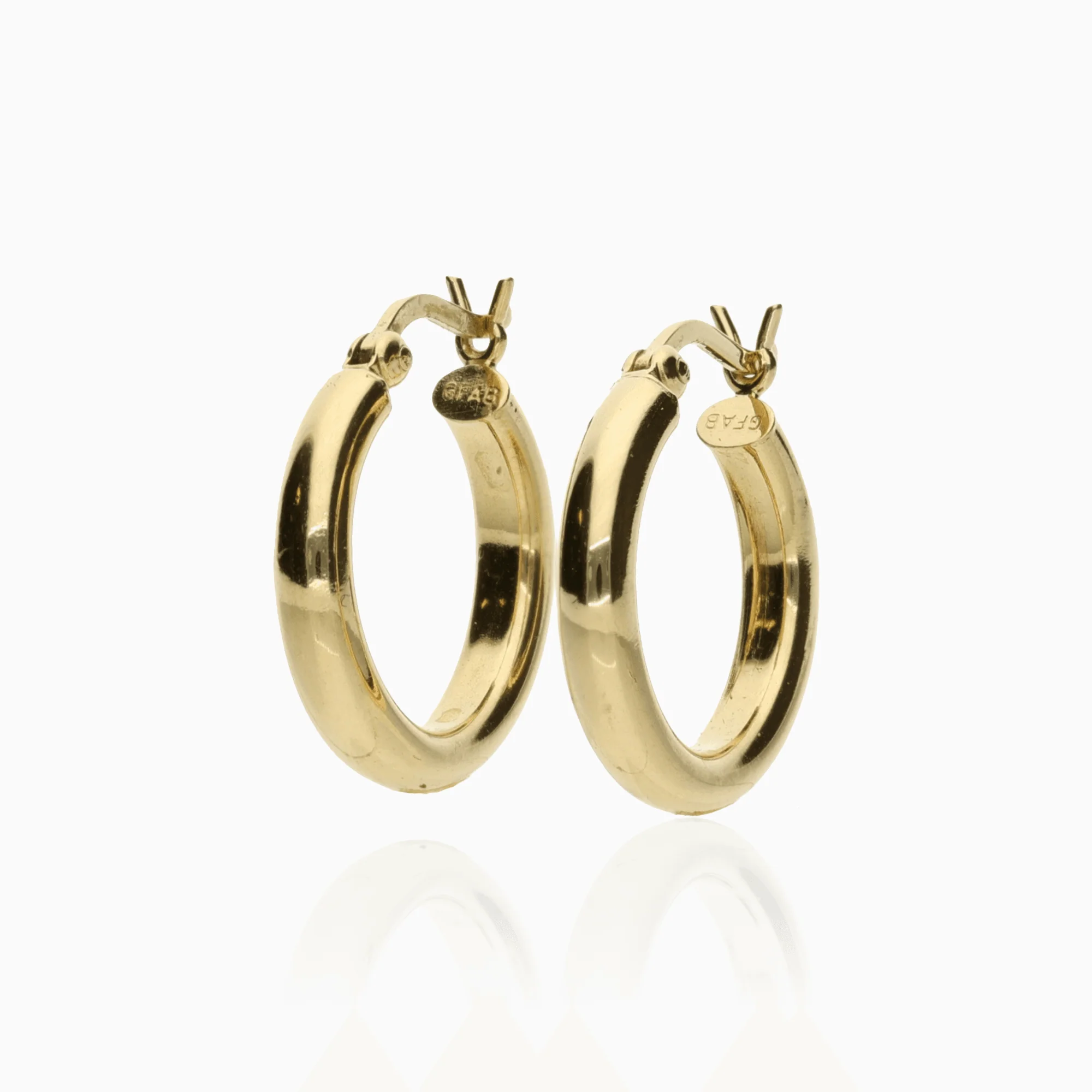 Earrings hoops 1.75g 18K gold