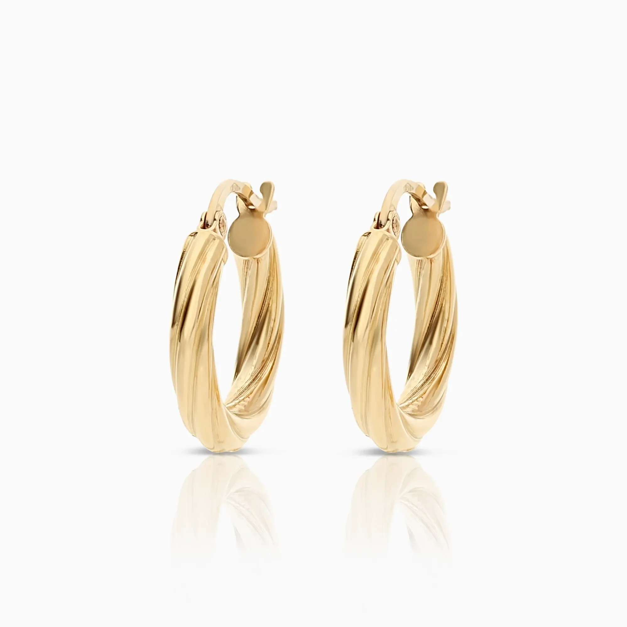 Hoop earrings 1.80g 18K gold