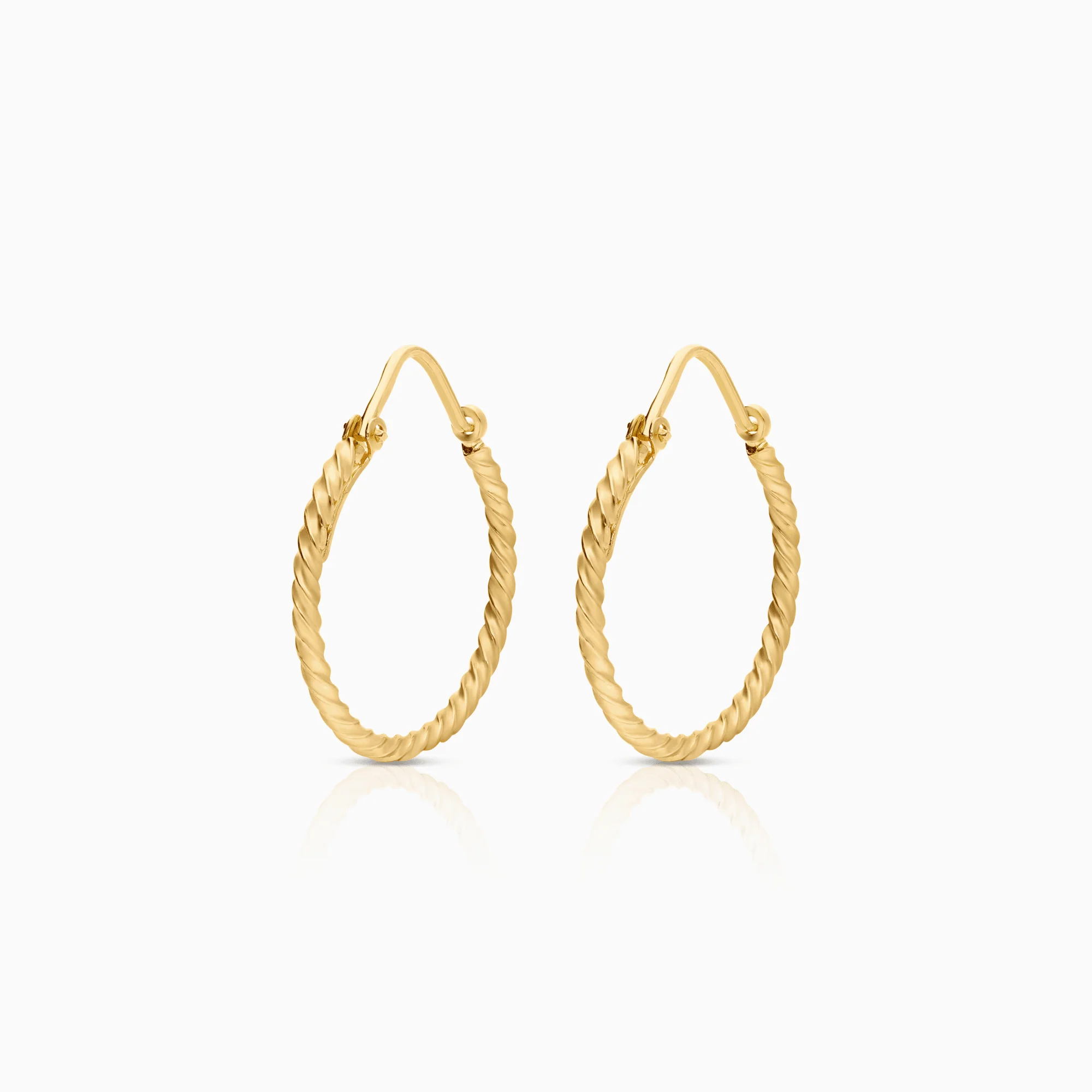 Hoop earrings 2.16g 18K gold