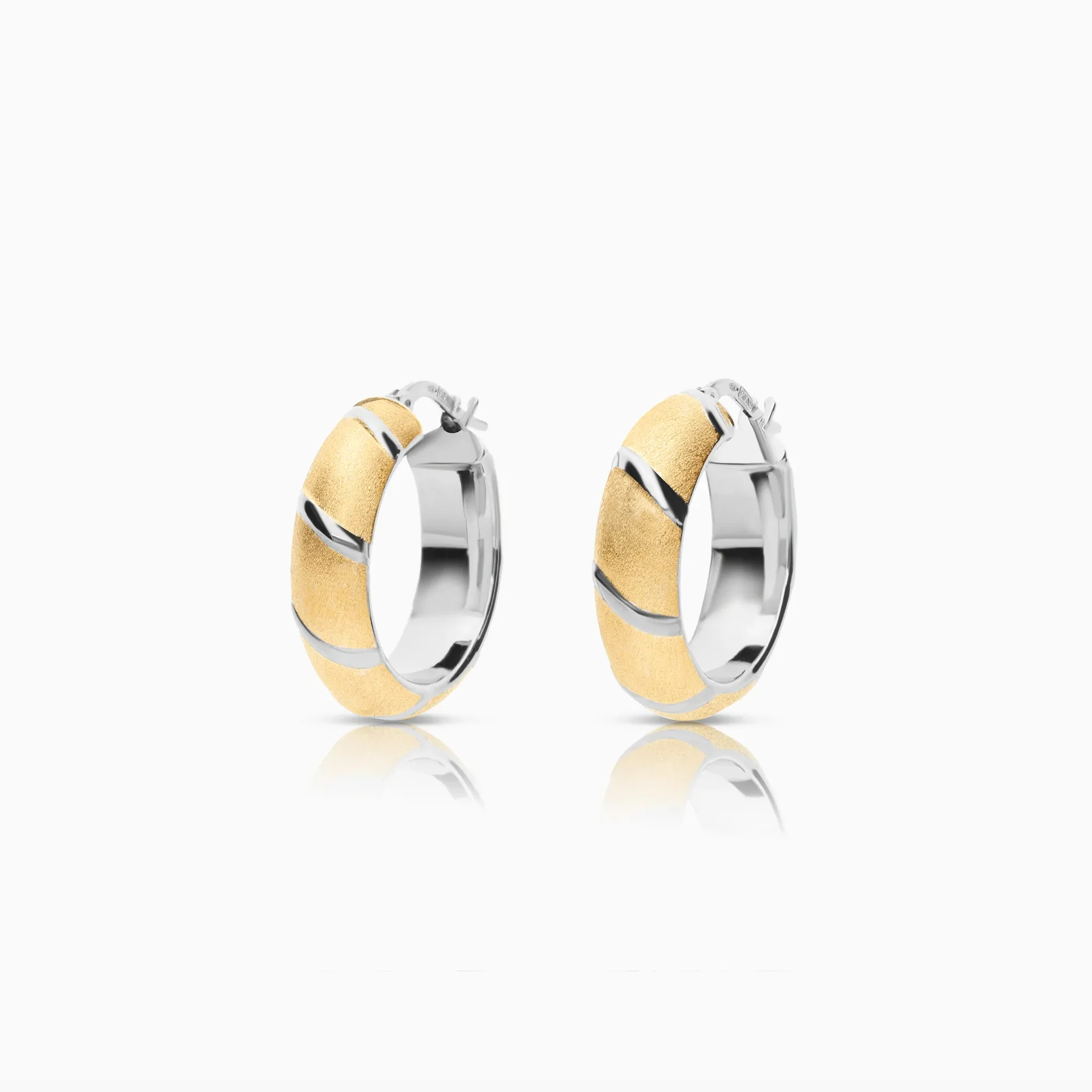 Earrings hoops 3.06g 18K gold