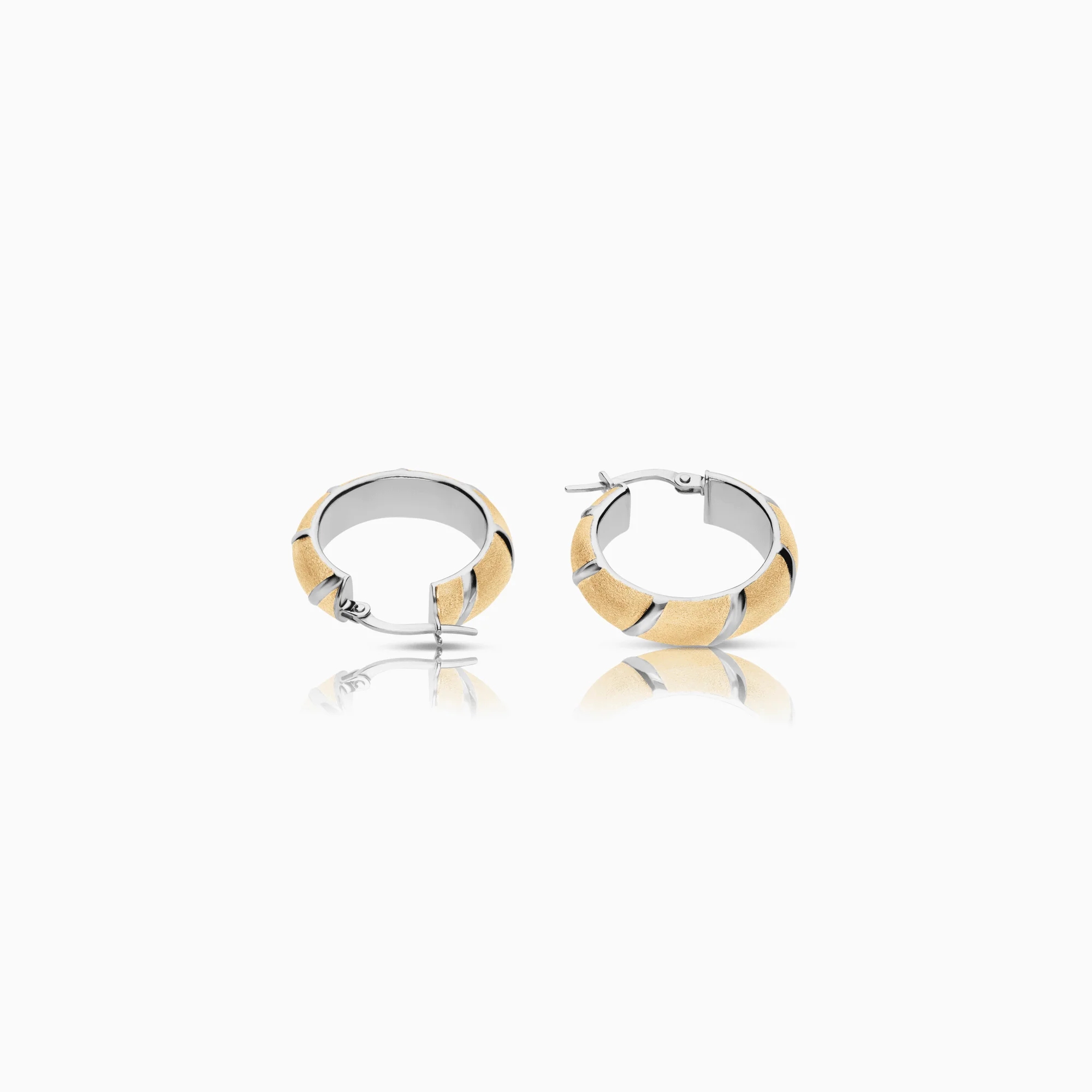 Earrings hoops 3.06g 18K gold - Image 2