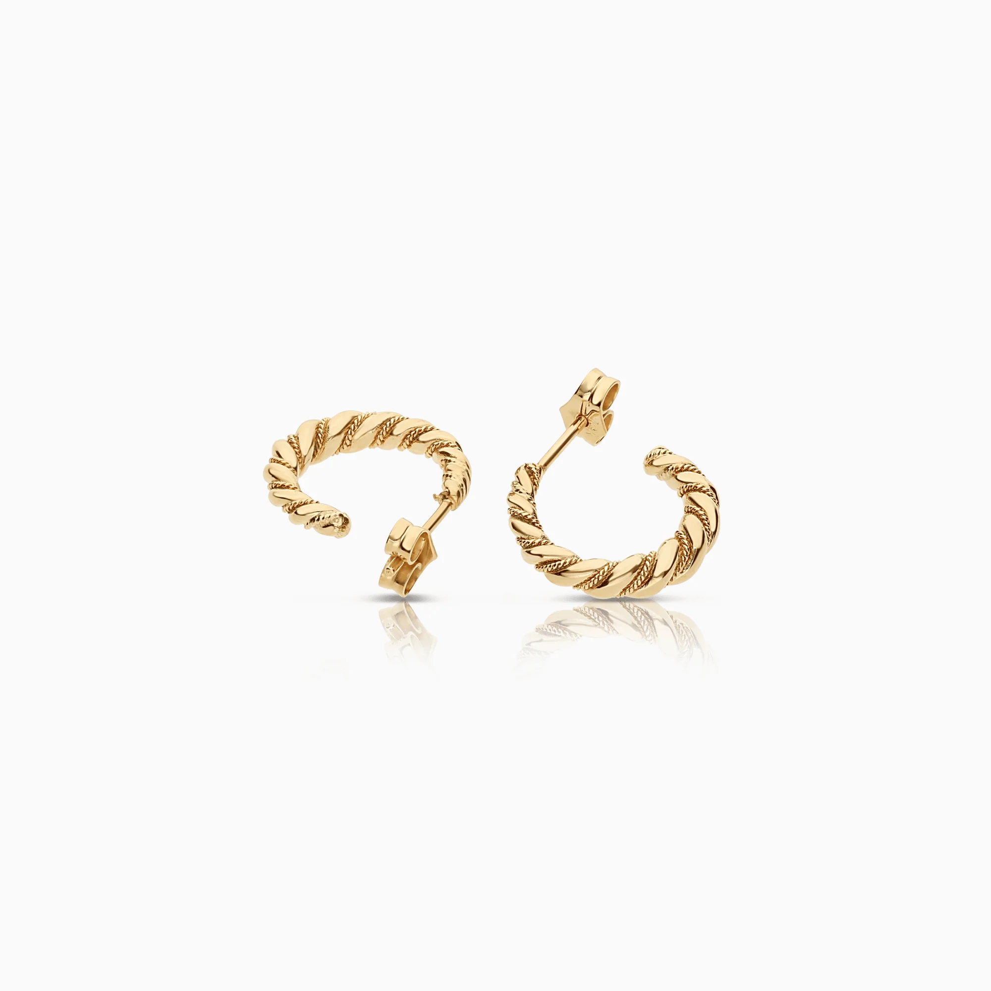 Hoop earrings 4.62g 18K gold - Image 2