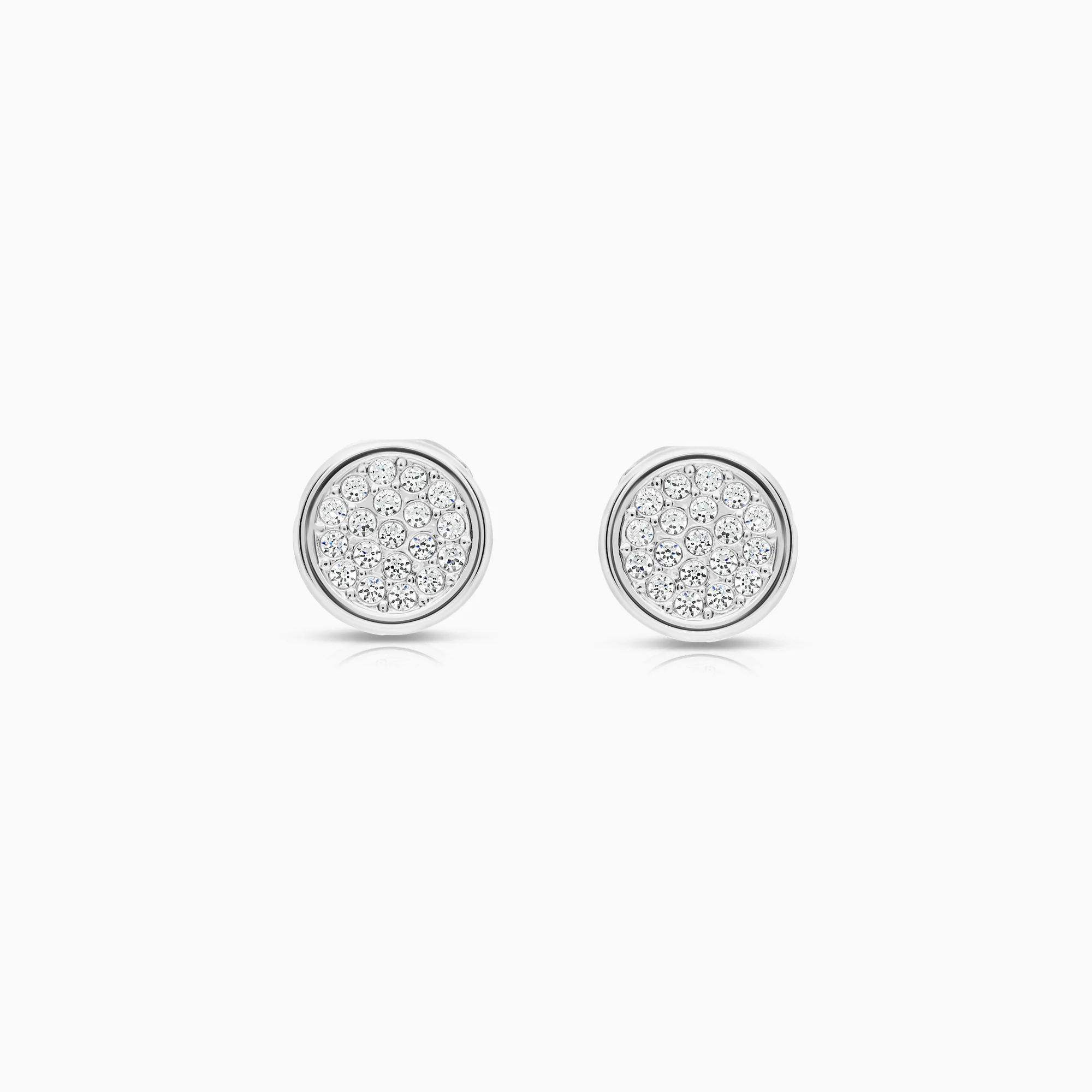 Earrings cubic zirconia 0.60g 18K white gold