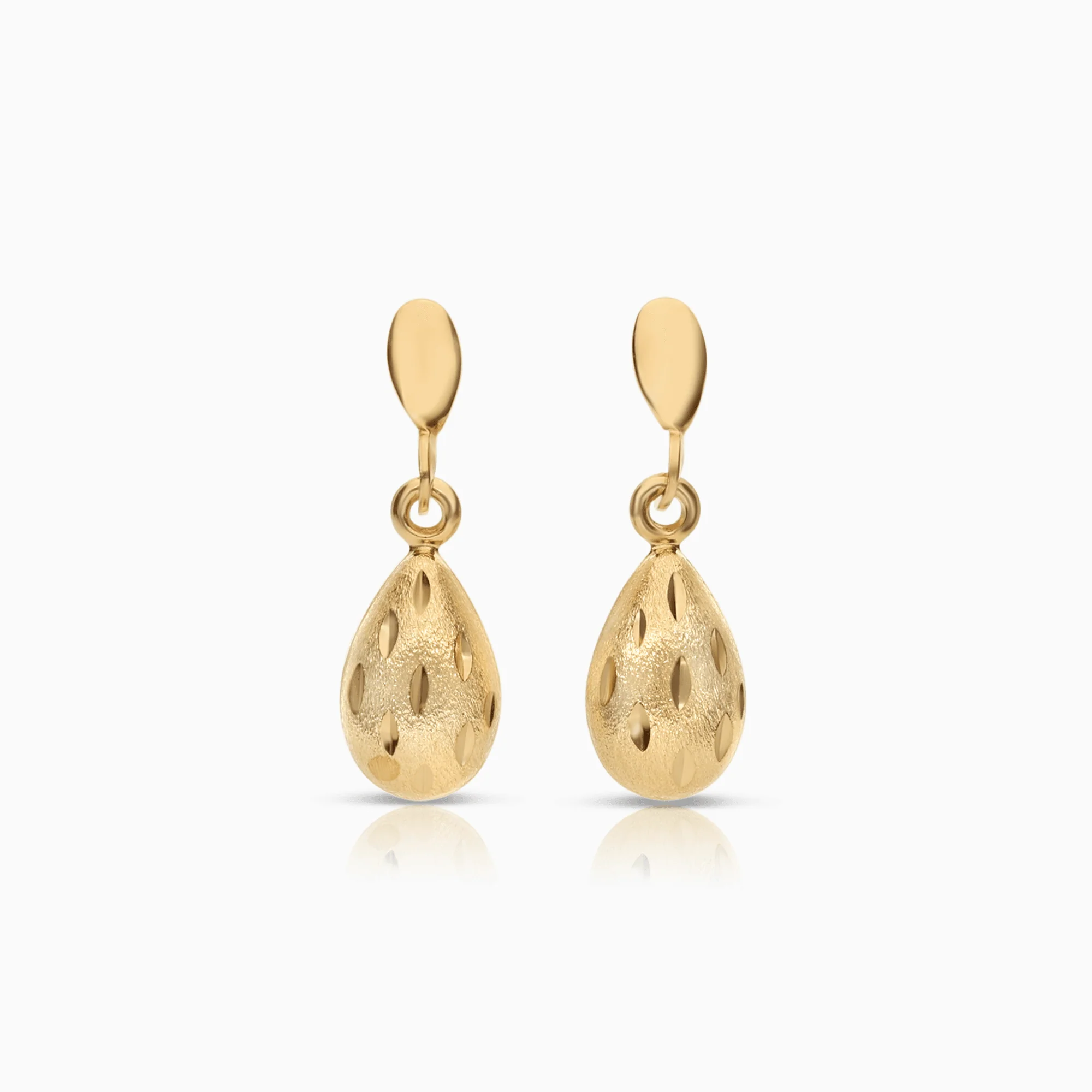 Drop earrings 1.18g 18K gold