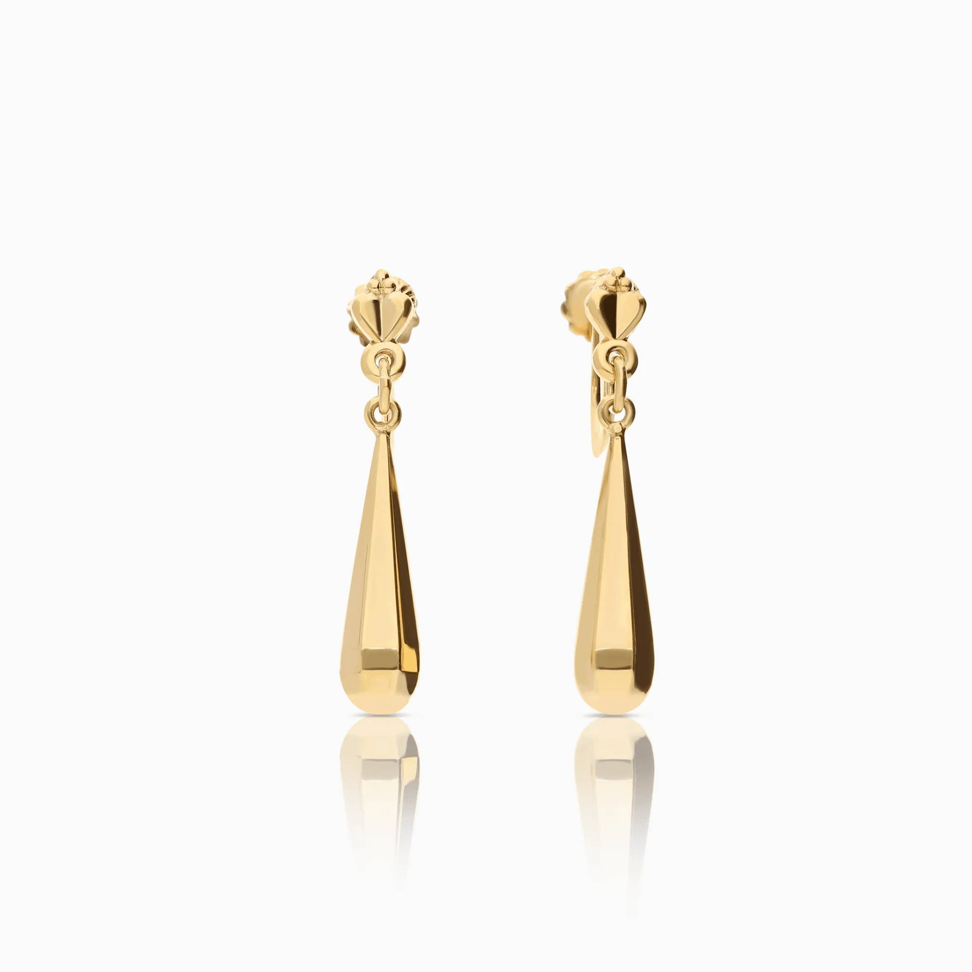 Drop earrings 2.82g 18K gold