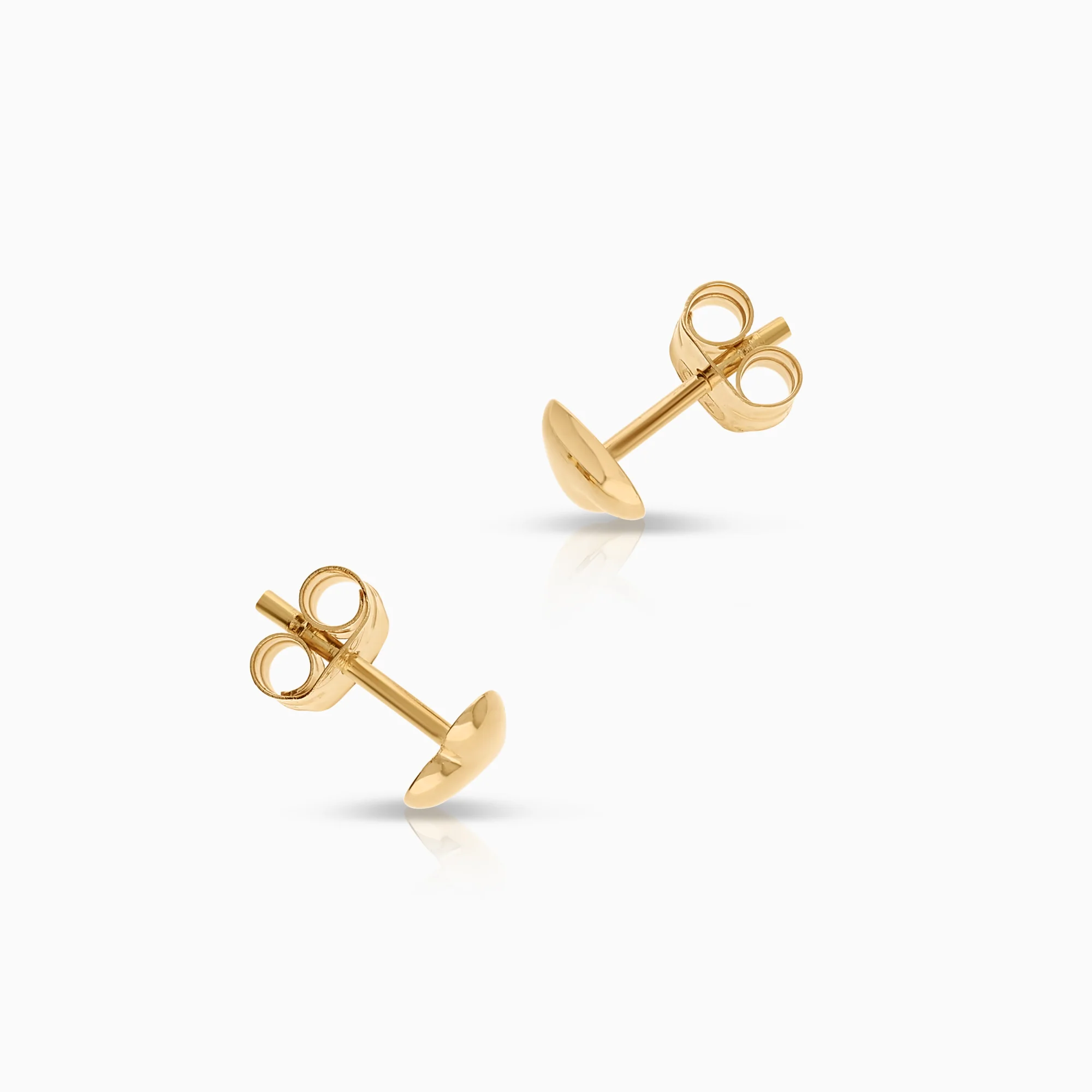 Heart earrings 0.43g 18K gold - Image 2