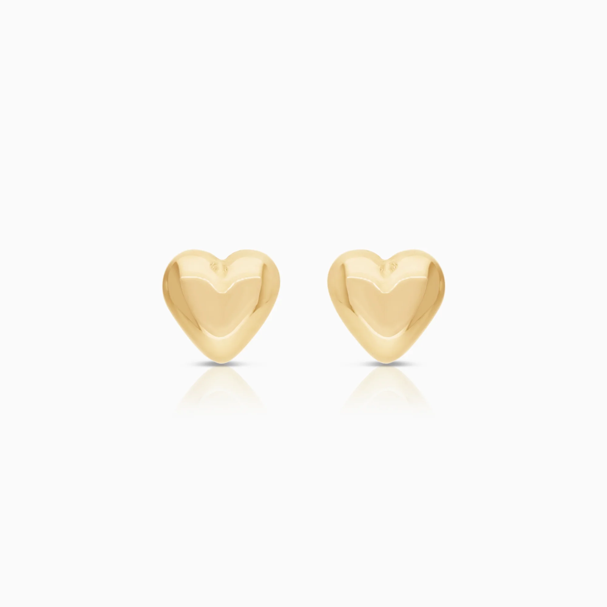 Heart earrings 0.50g 18K gold