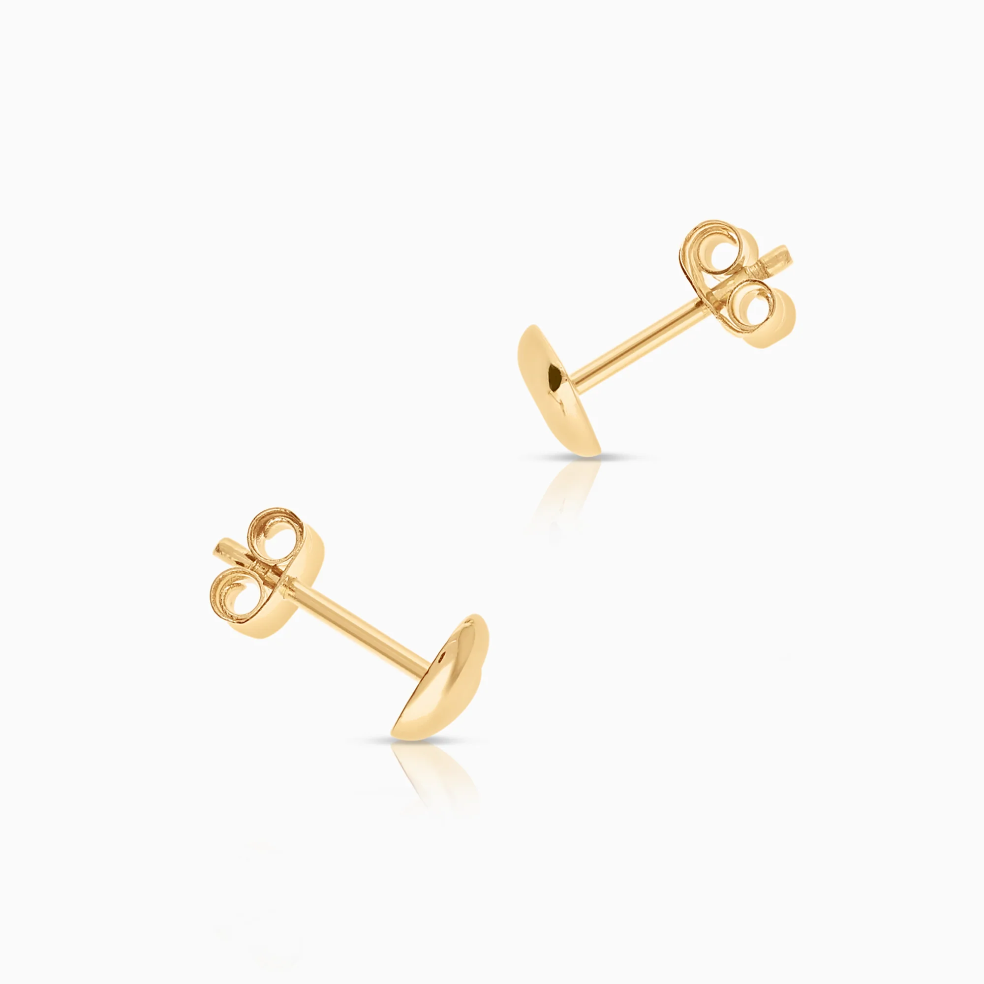 Heart earrings 0.50g 18K gold - Image 2