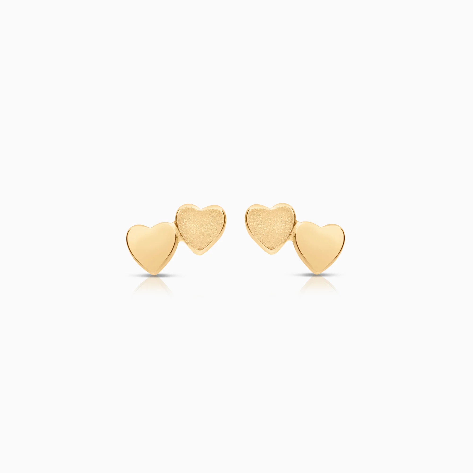 Heart earrings 0.59g 18K gold
