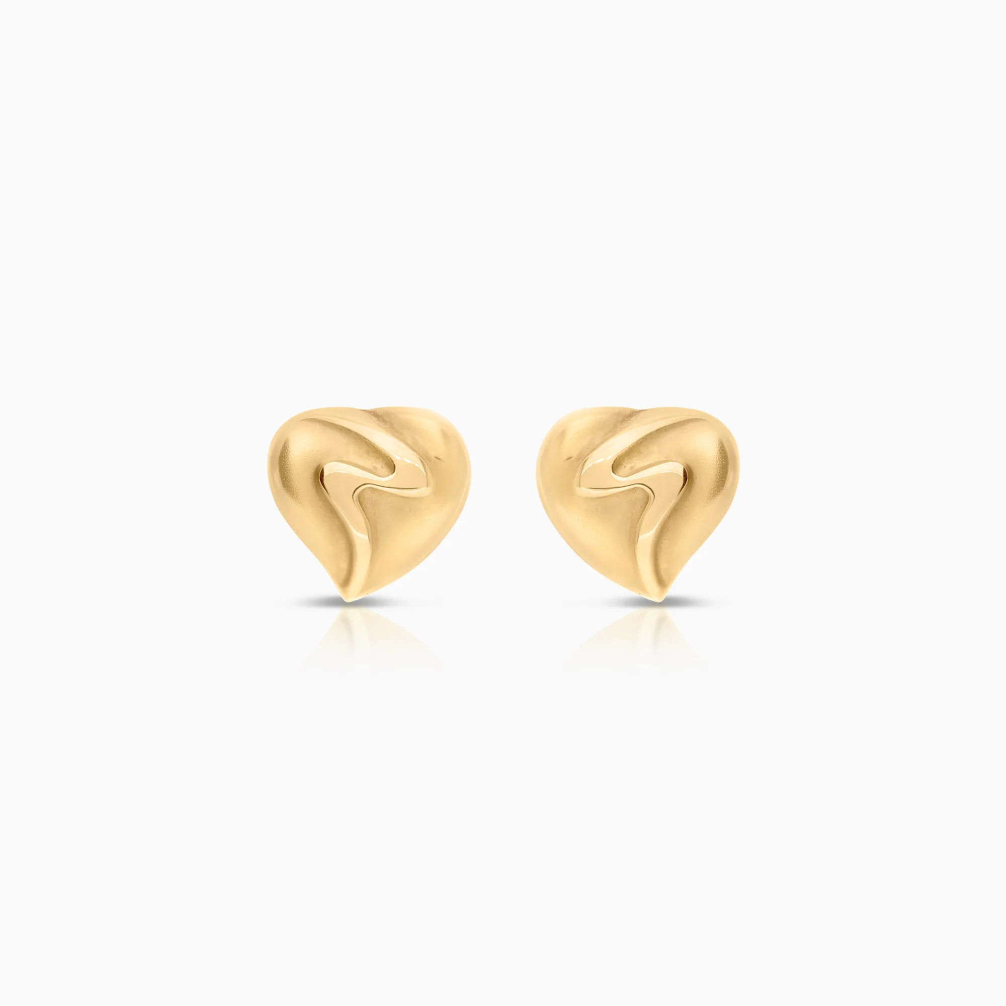 Heart earrings 1.60g 18K gold
