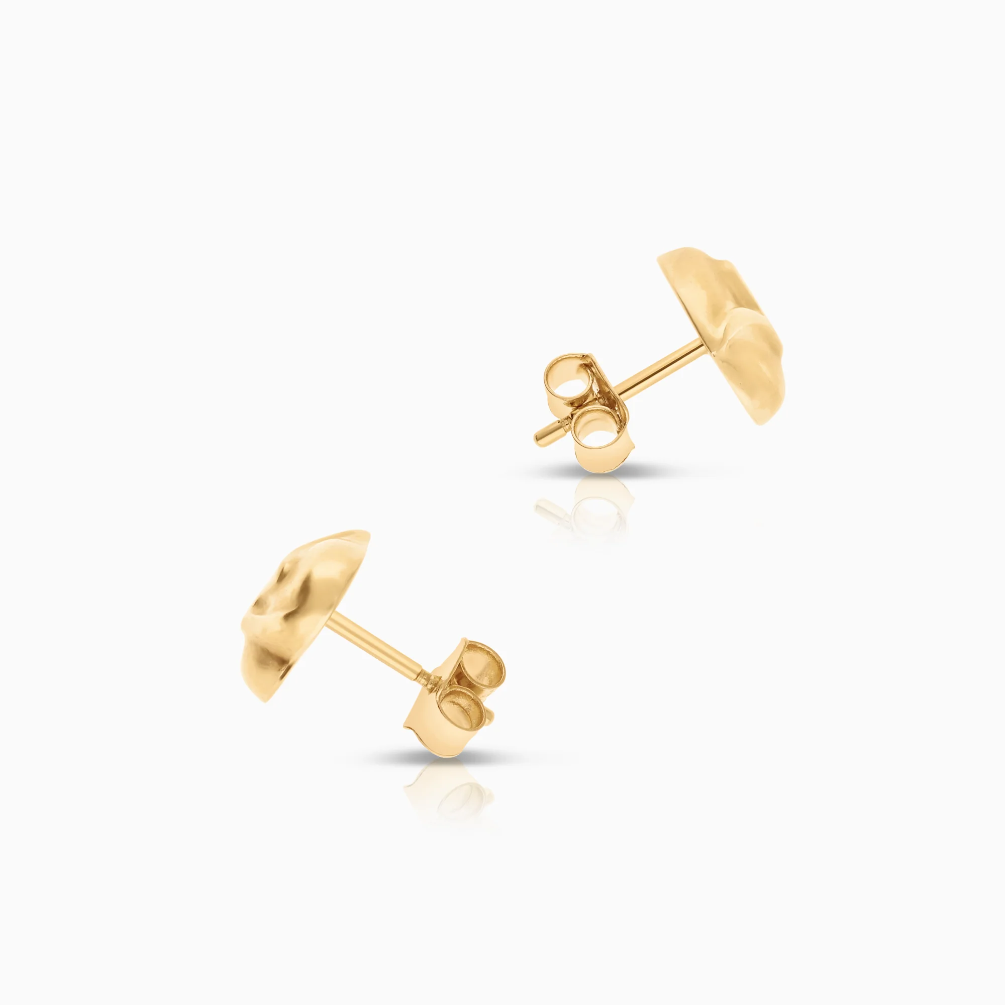 Heart earrings 1.60g 18K gold - Image 2