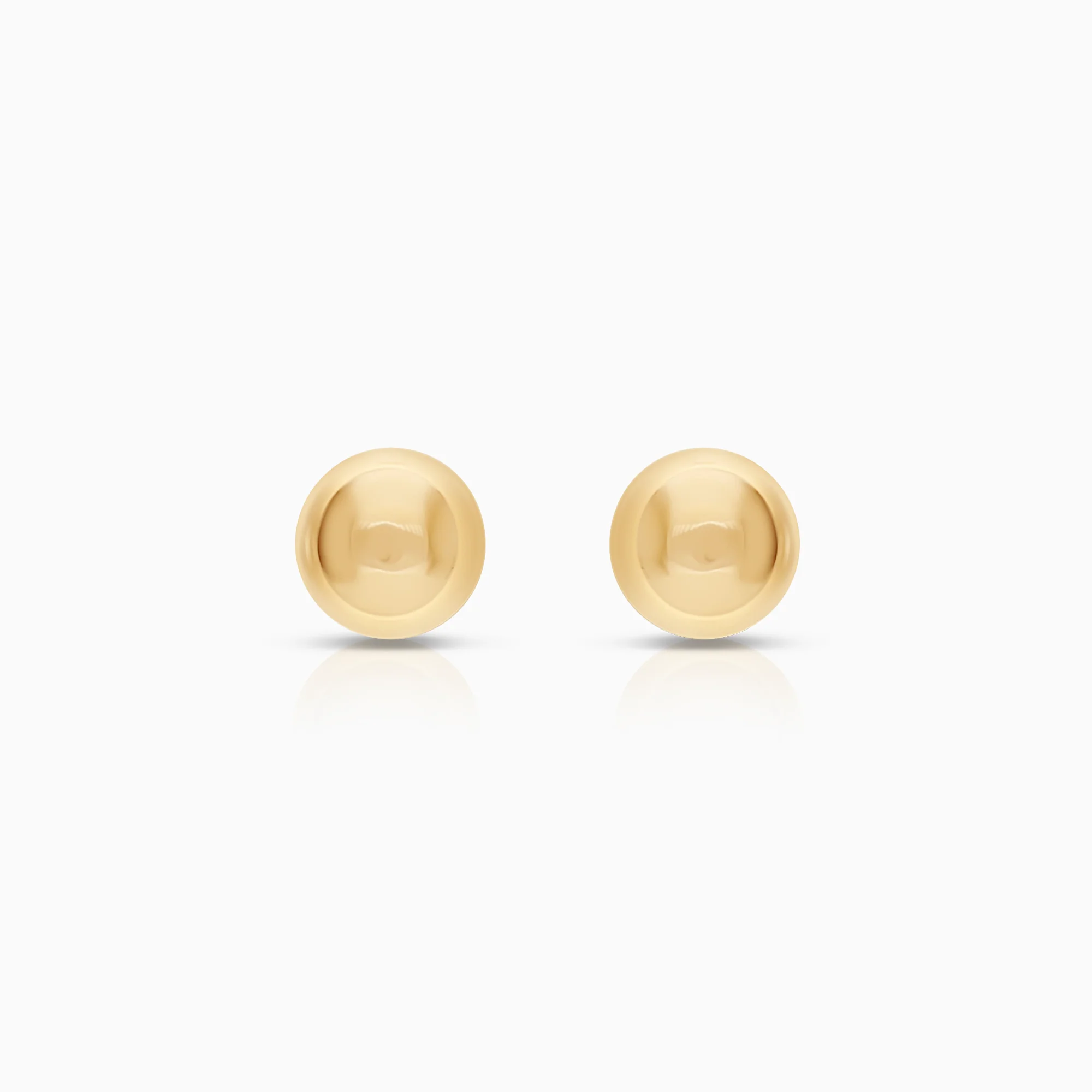 Earrings, balls 0.43g 18K gold