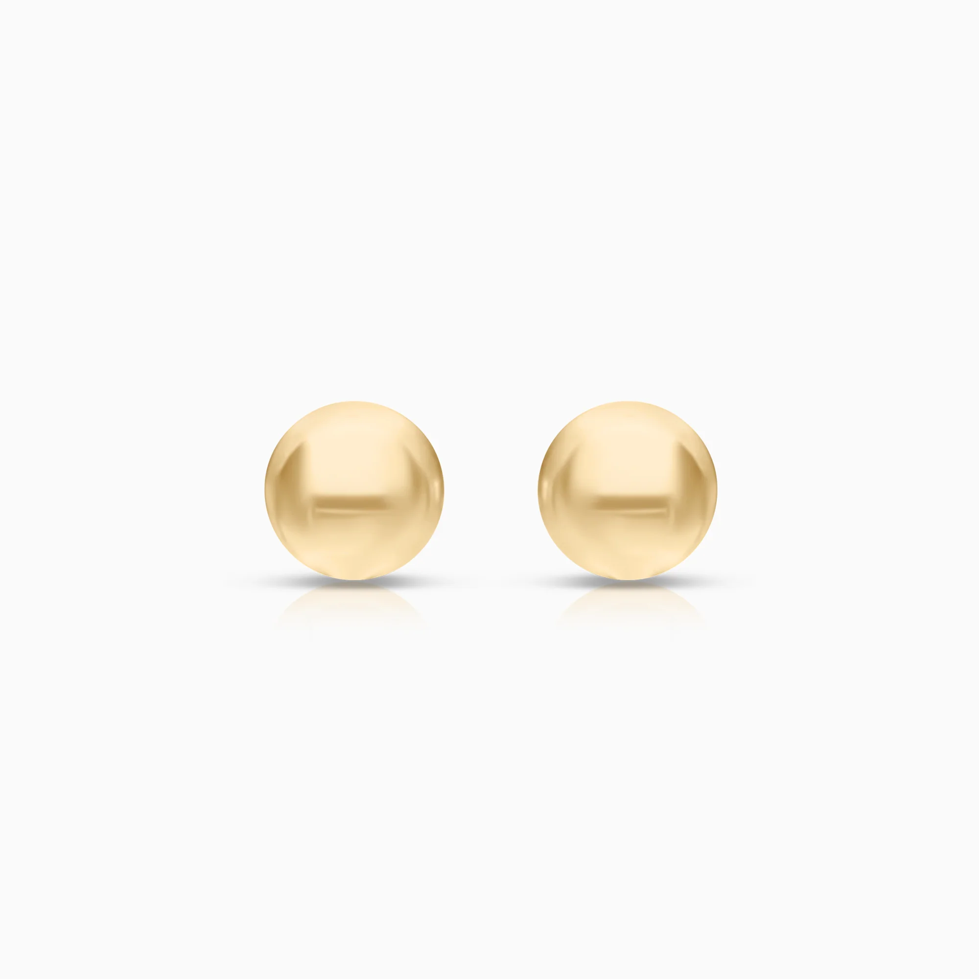 Earrings balls 0.65g 18K gold