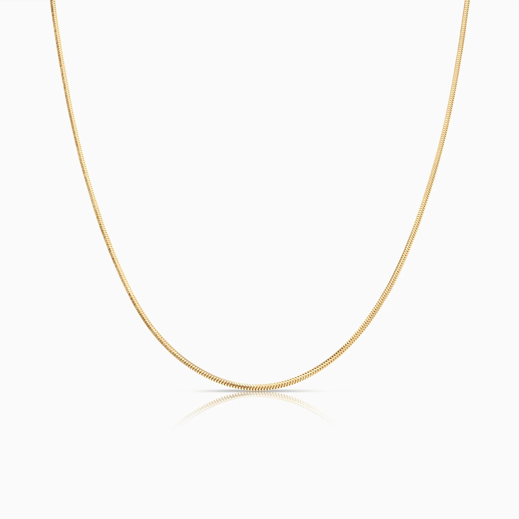 Snake chain 44cm 14K gold