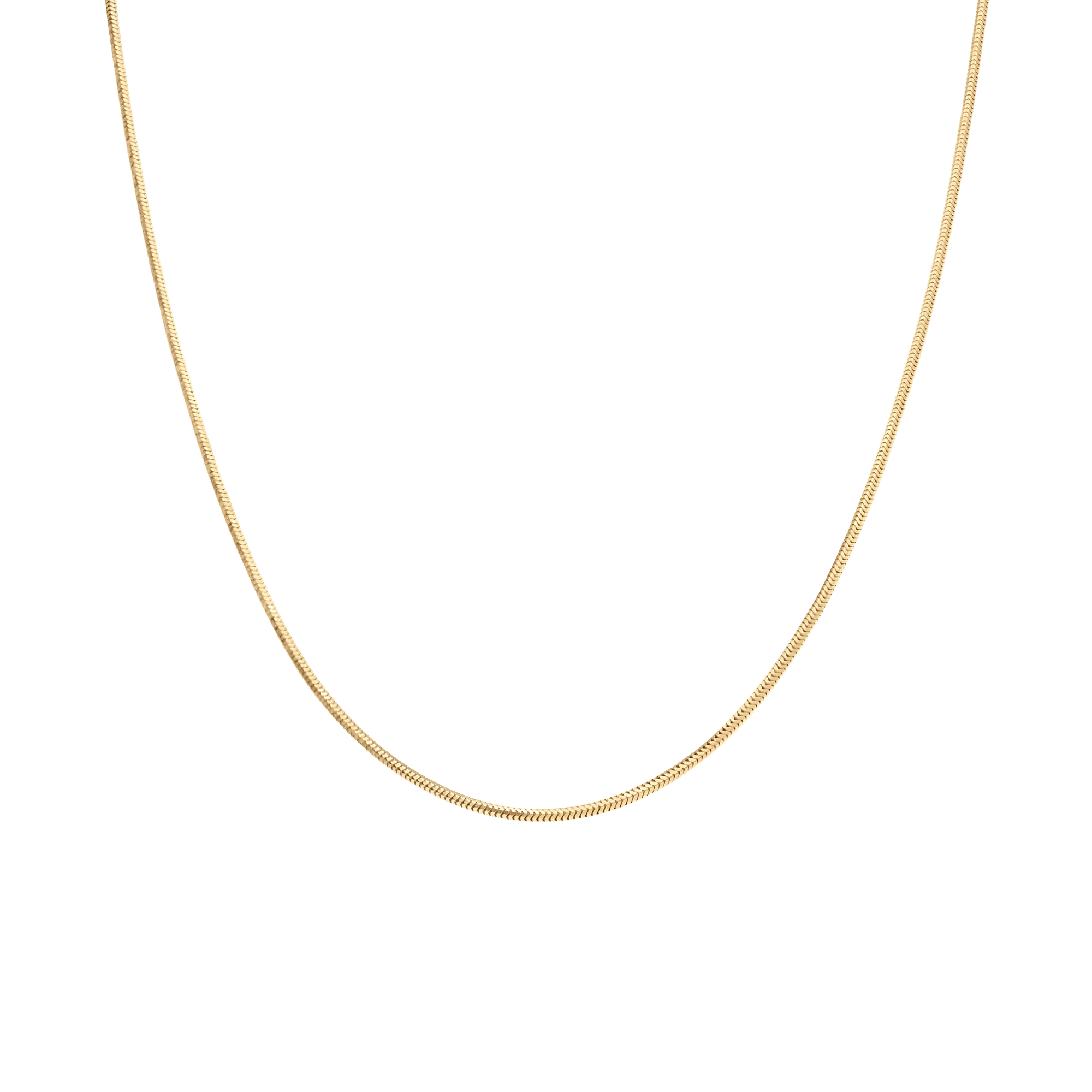 Snake chain 44cm 14K gold - Image 2