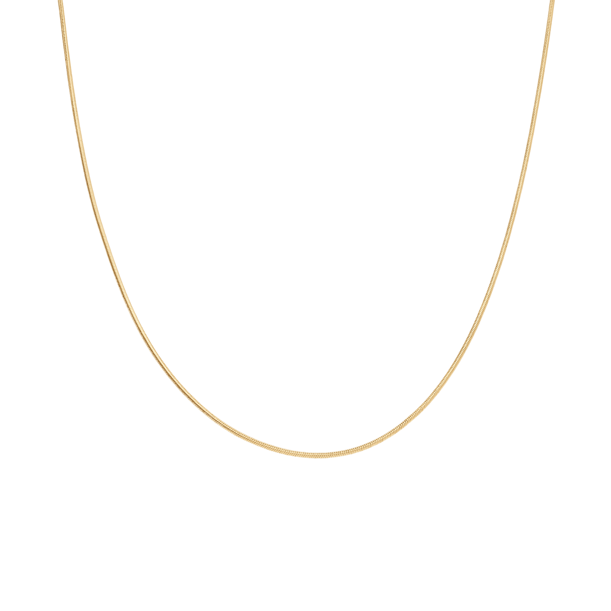 Snake chain 45cm 18K gold - Image 2