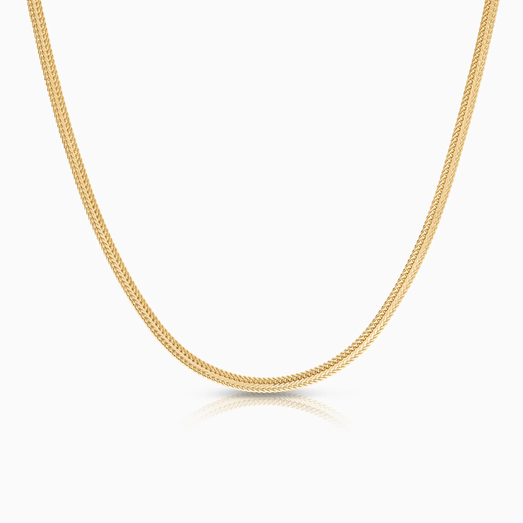 Snake chain necklace 8.49g 18K gold