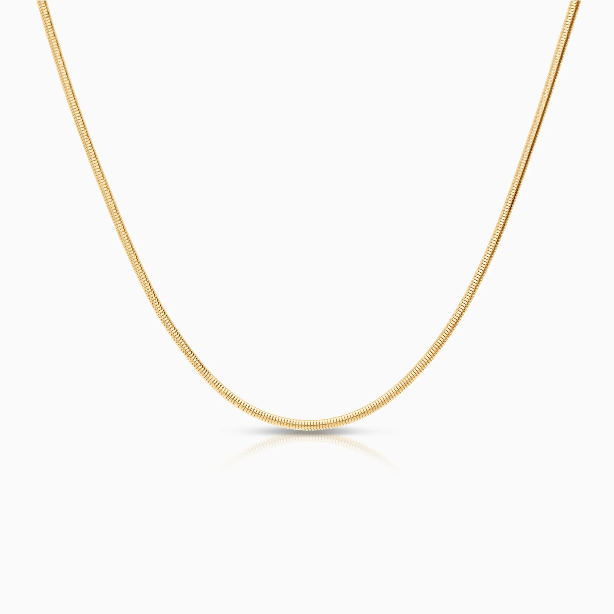 Snake chain necklace 8.80g 18K gold