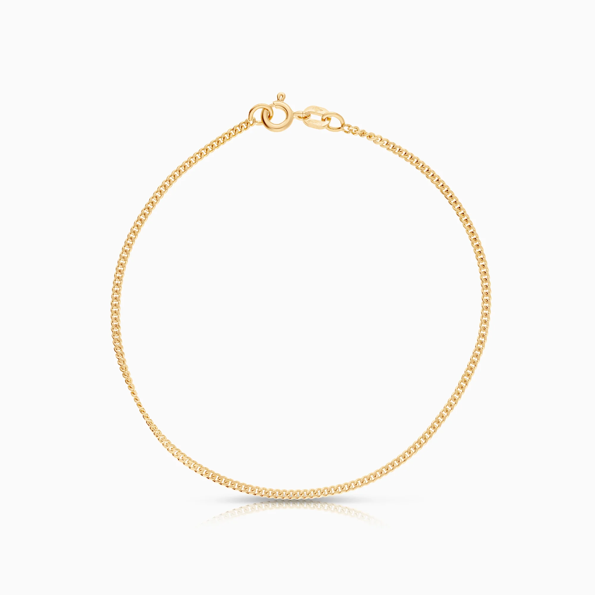 Curb bracelet 1.88g 18K gold