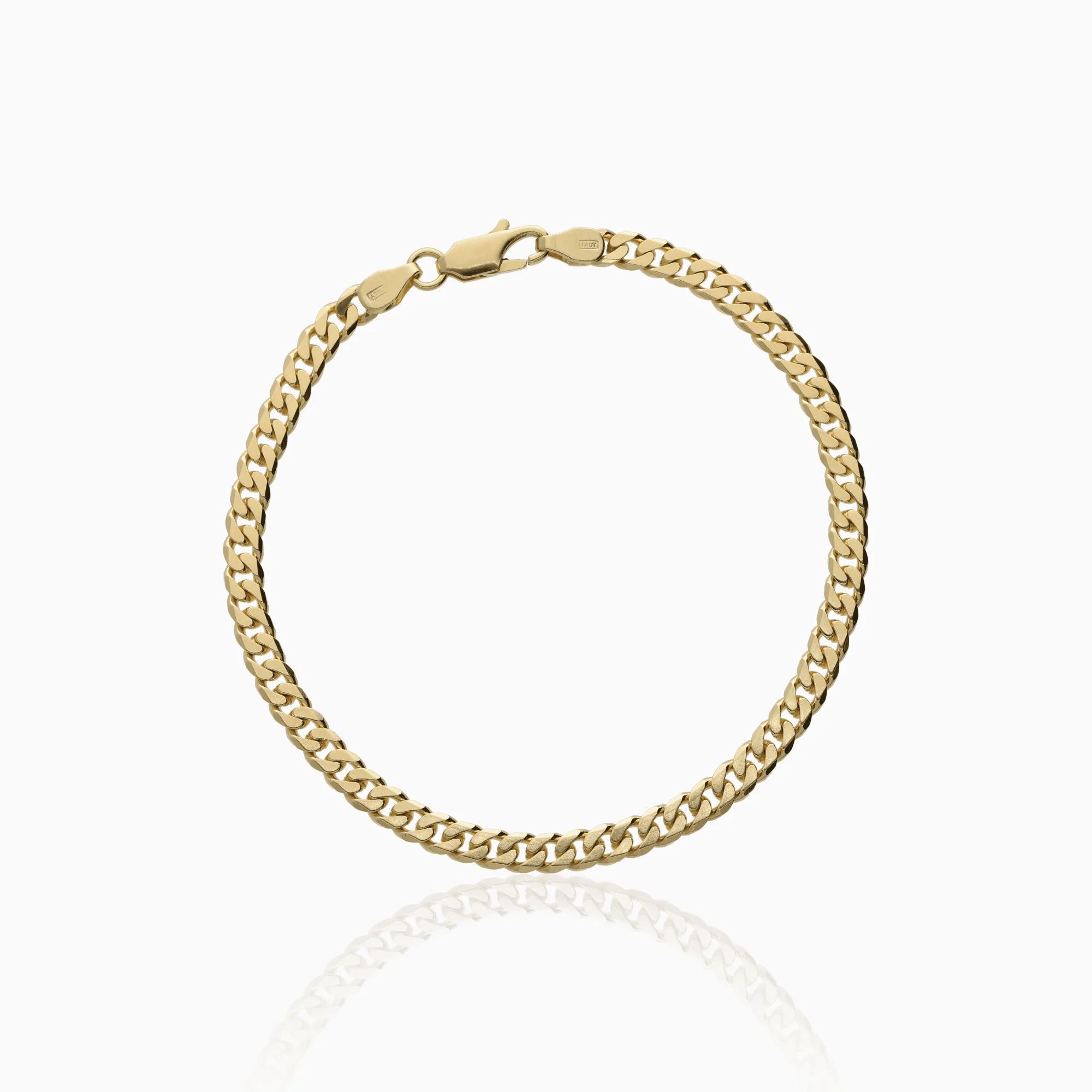 Curb Bracelet 10.10g 18K Gold