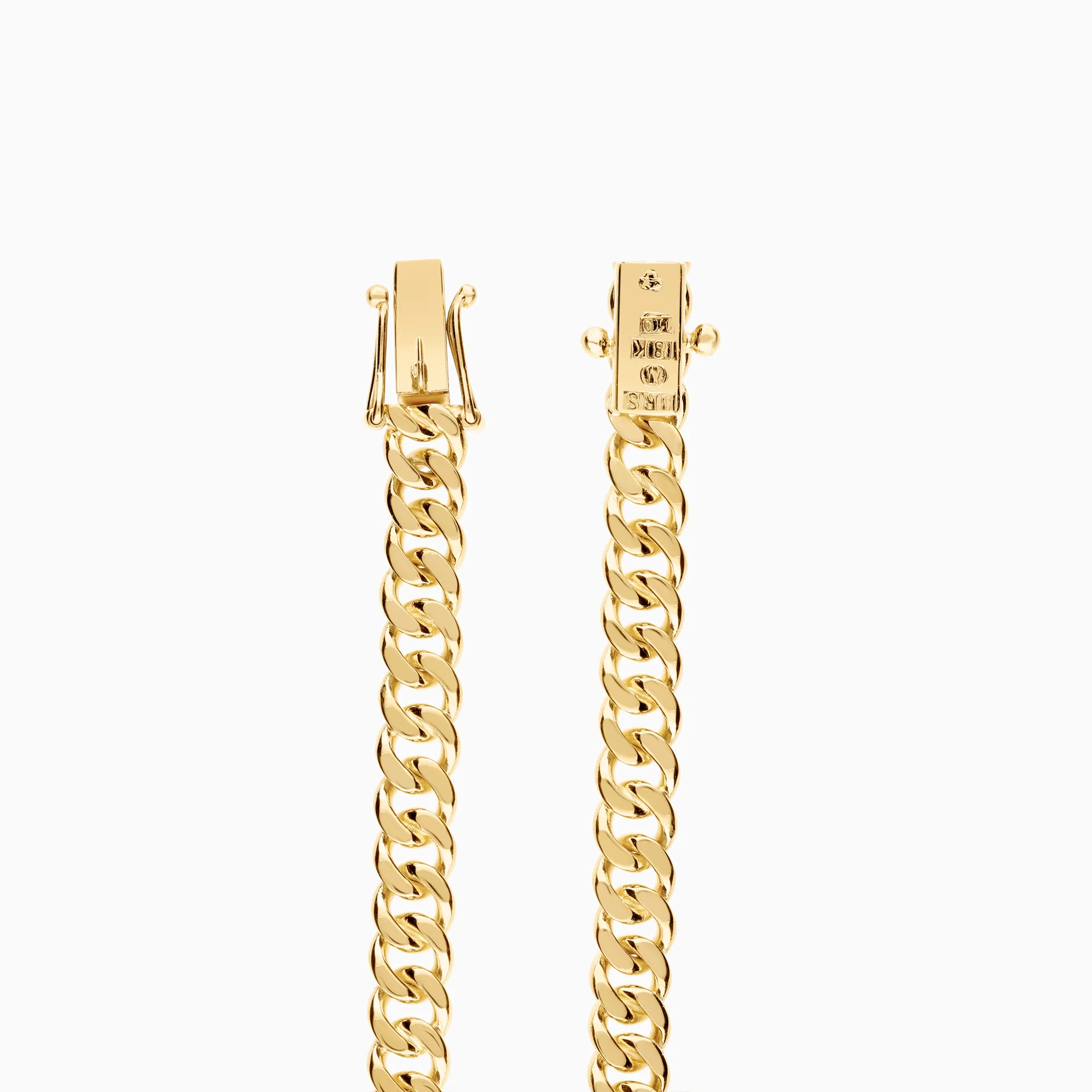 Curb bracelet 12.80g 18K gold - Image 3