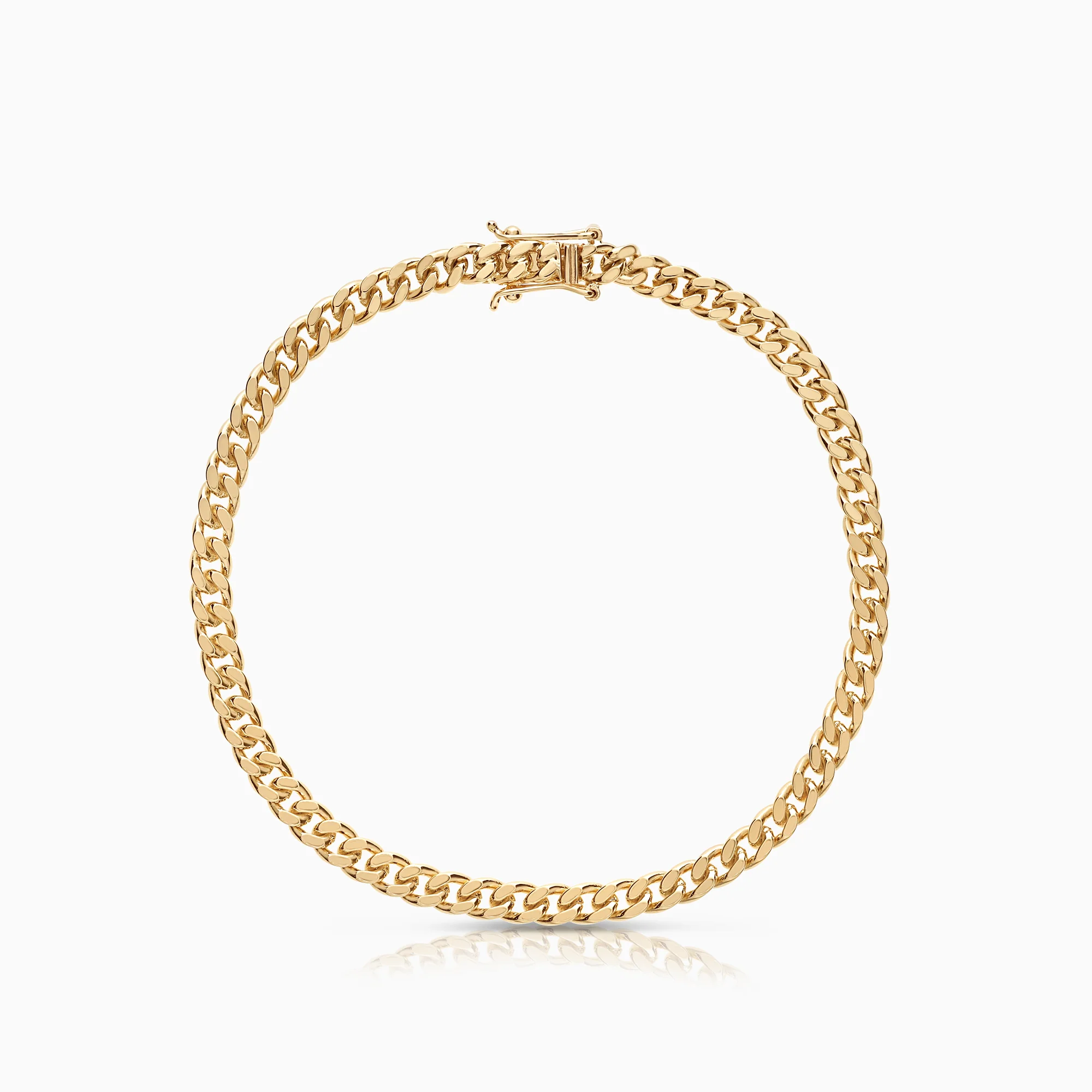 Curb bracelet 12.70g 18K gold