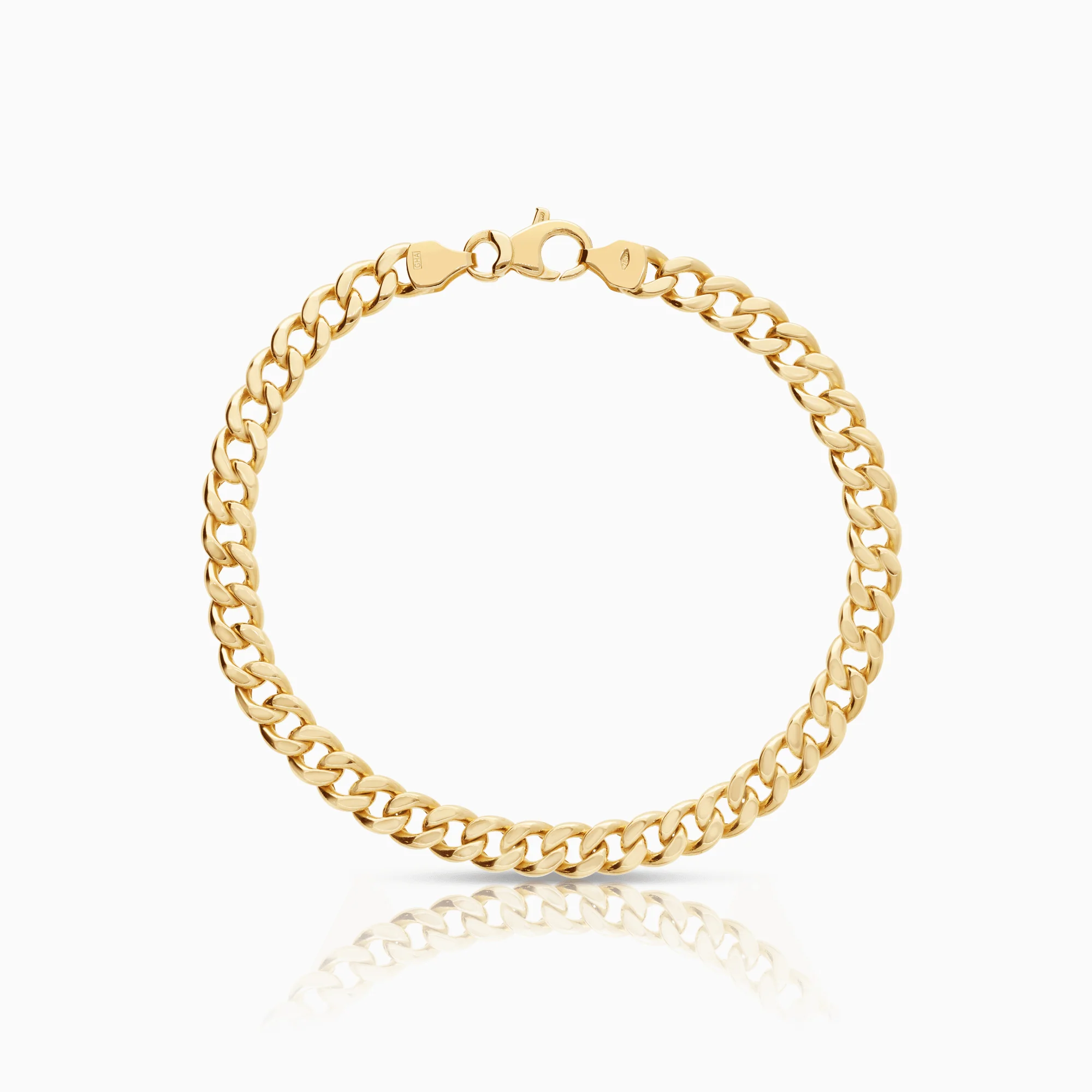 Curb bracelet 13.90g 18K gold