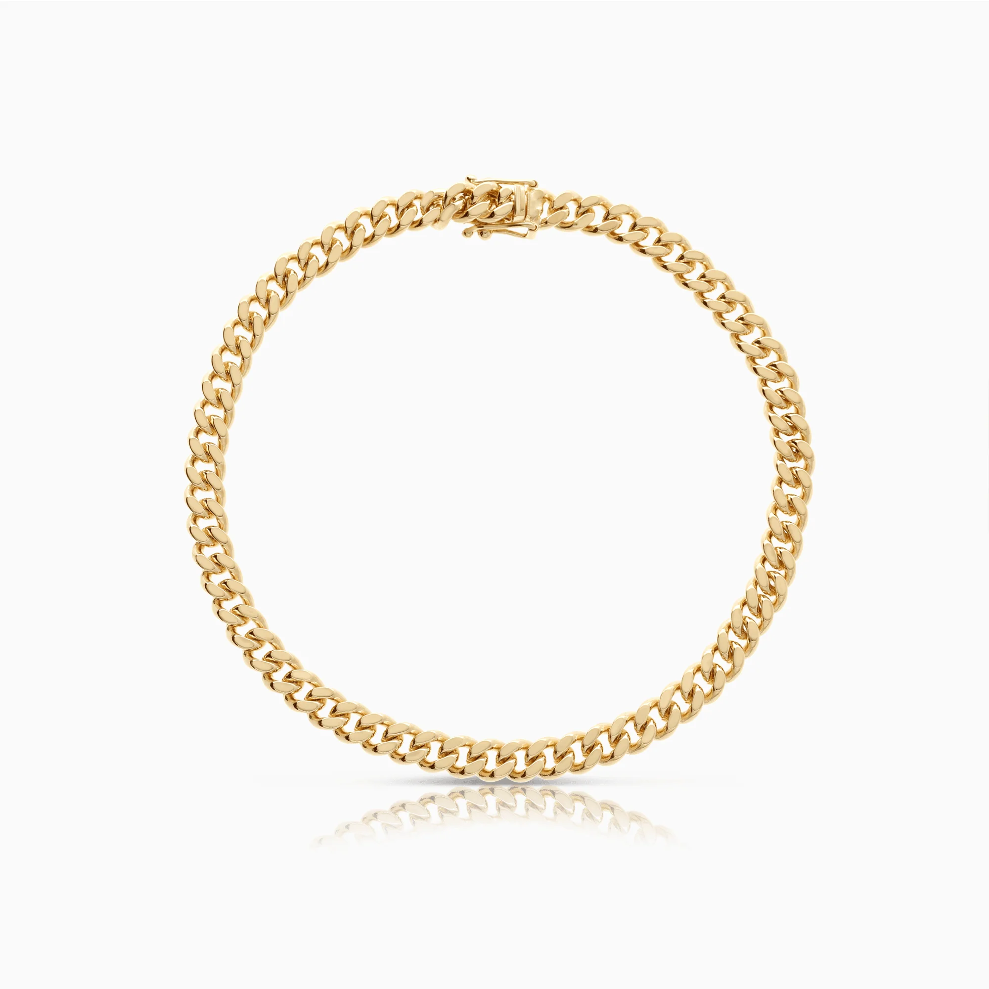 Curb bracelet 16.0g 18K gold