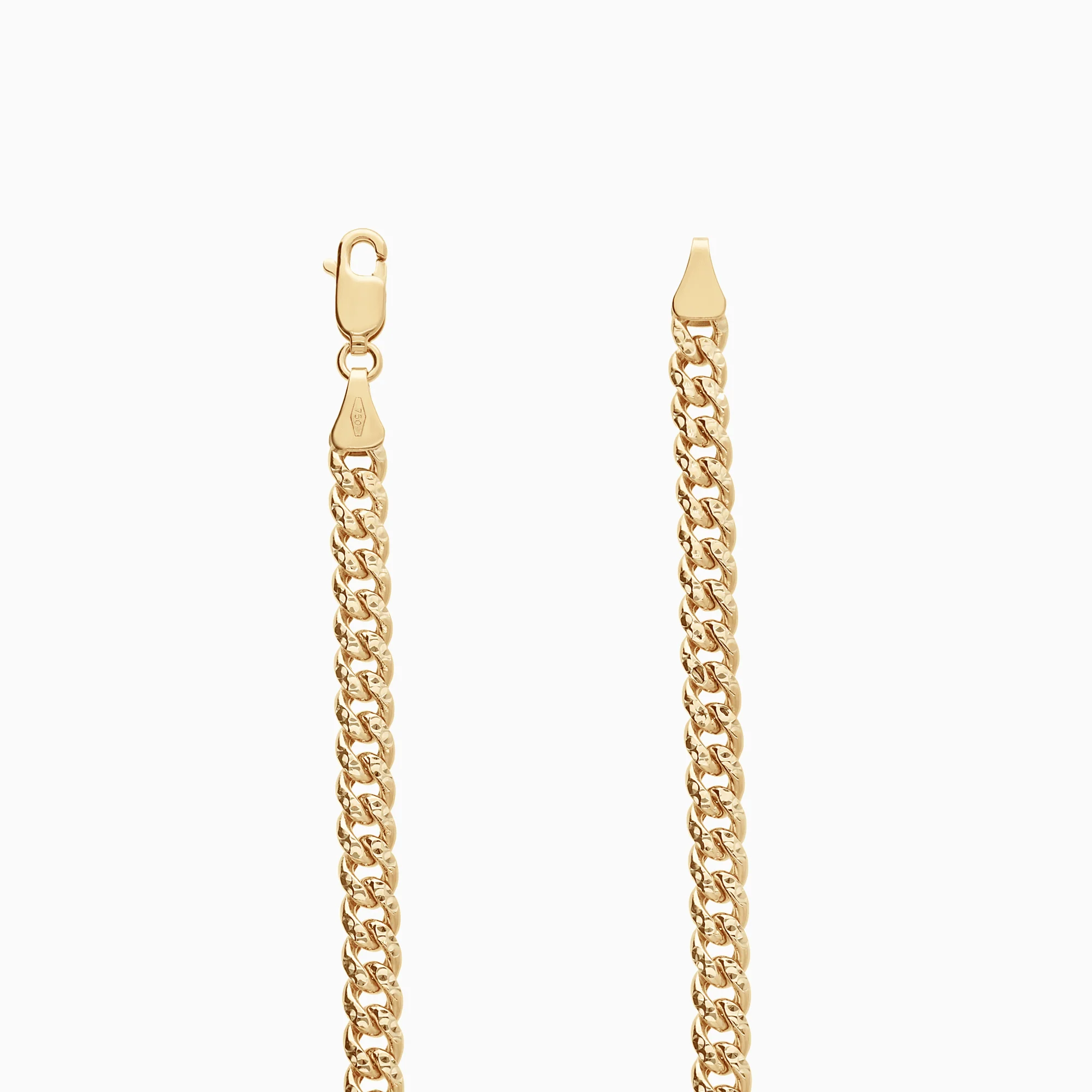Curb bracelet 16.0g 18K gold - Image 2