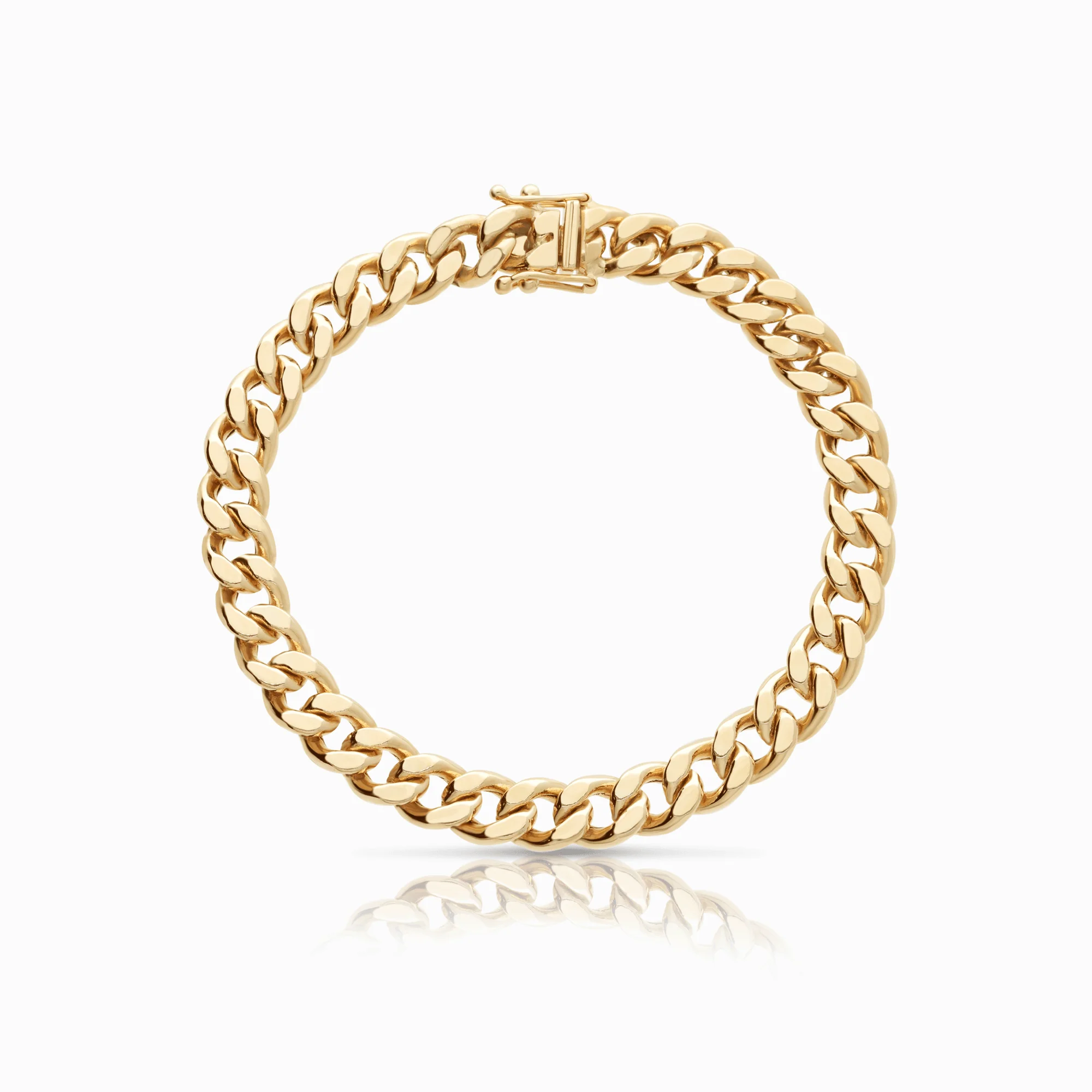 Curb bracelet 17.68g 18K gold