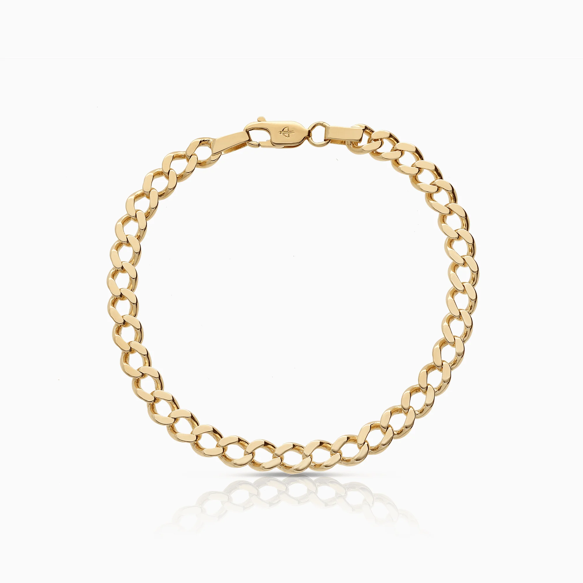 Curb bracelet 18.25g 18K gold