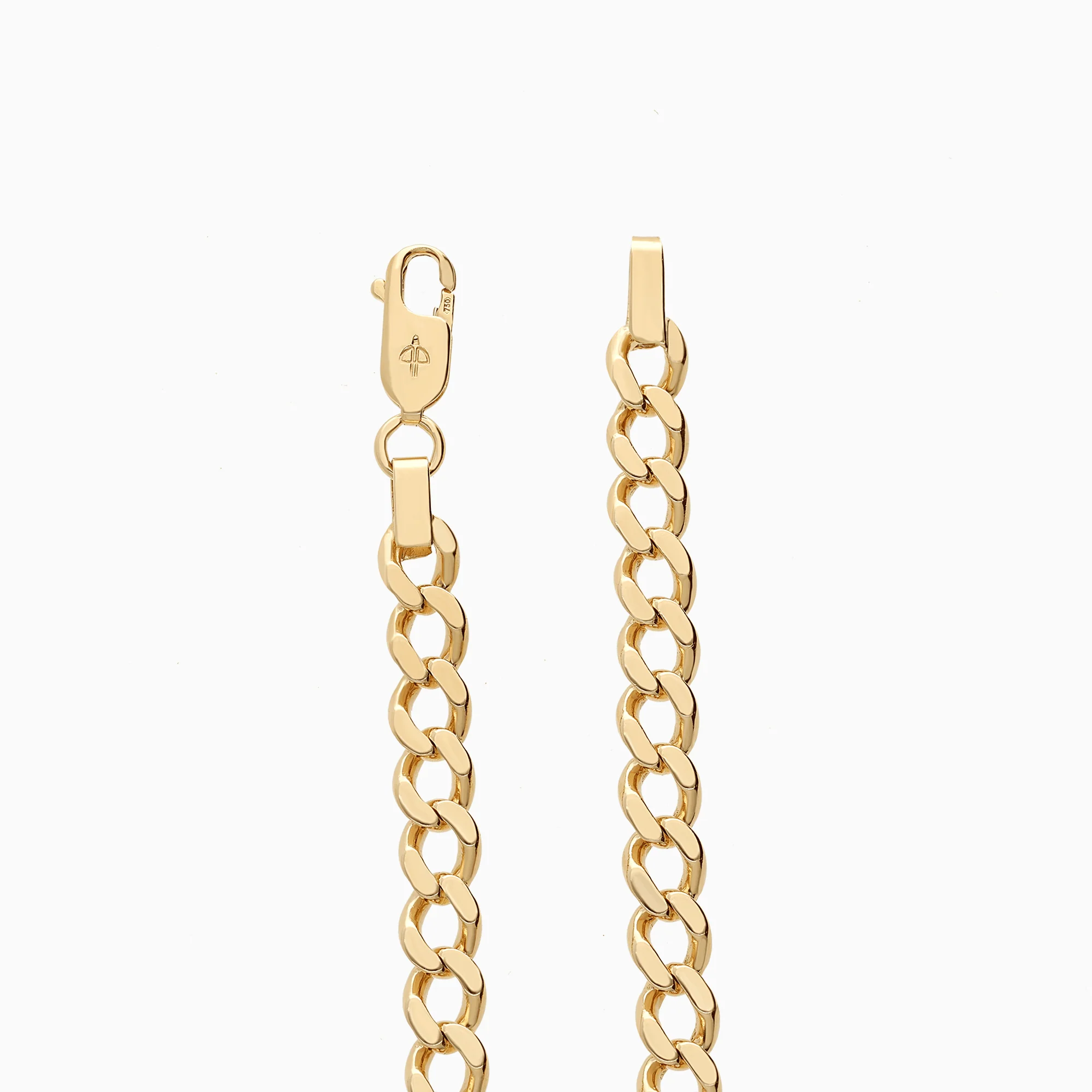 Curb bracelet 18.25g 18K gold - Image 2