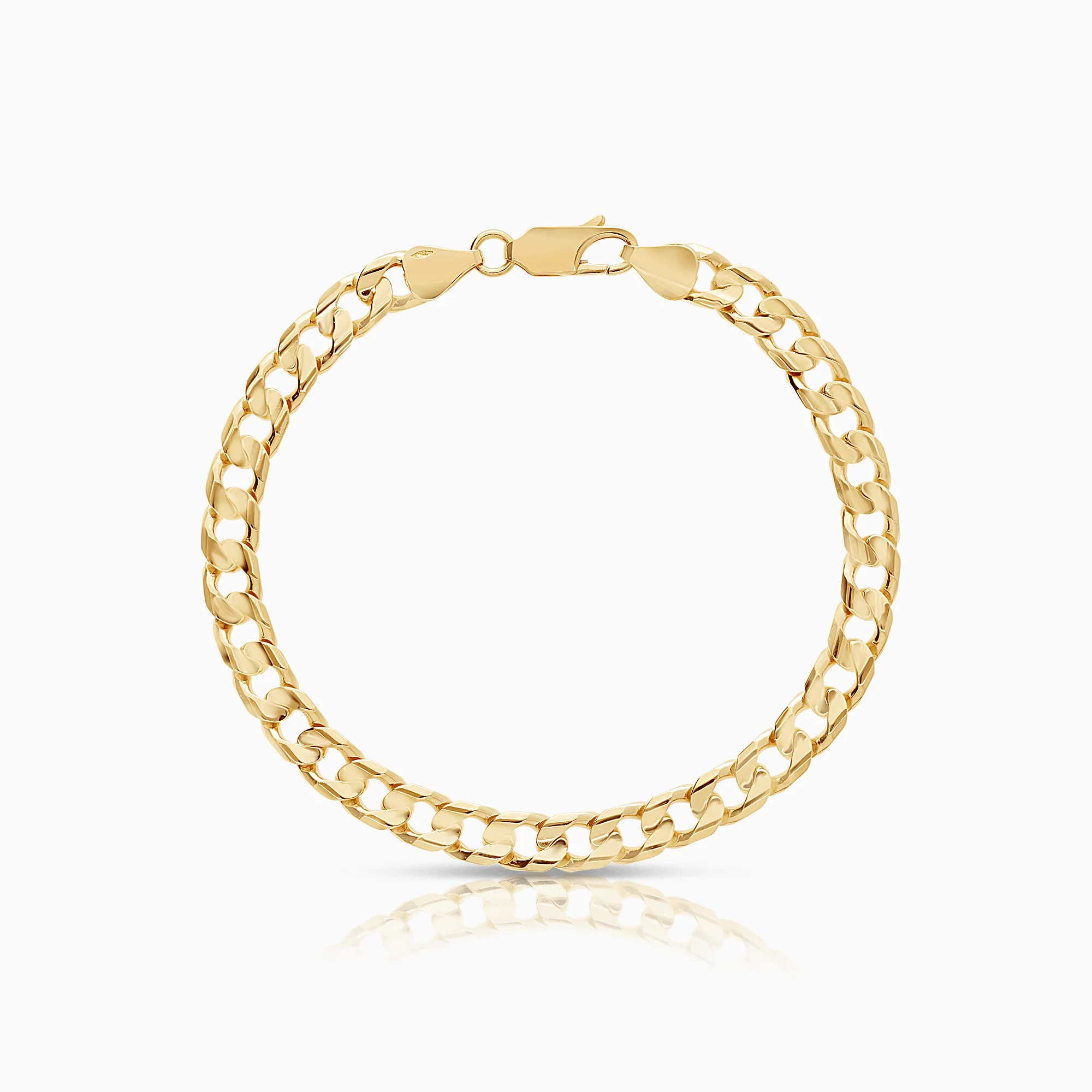 Curb bracelet 19.22g 18K gold
