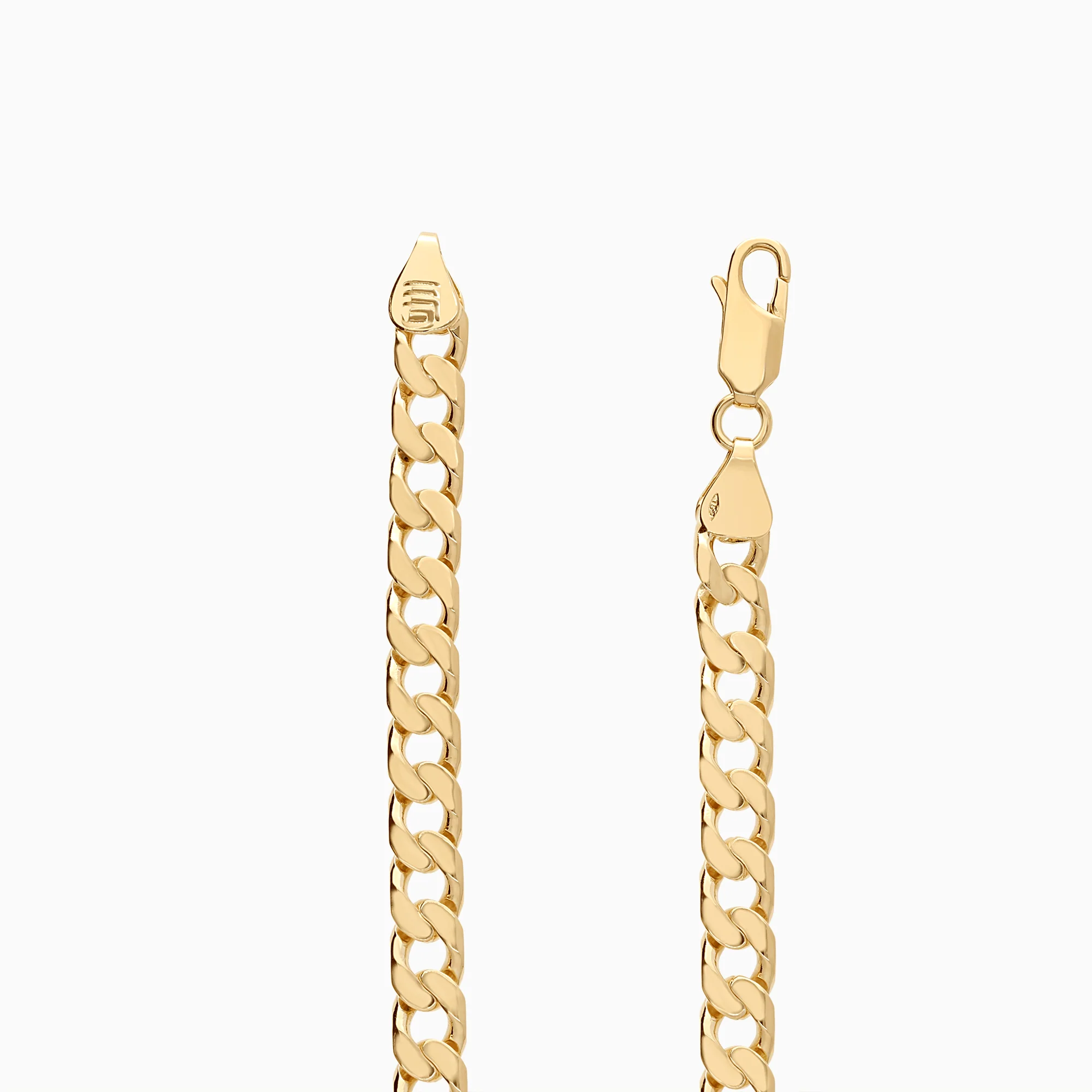 Curb bracelet 19.22g 18K gold - Image 2