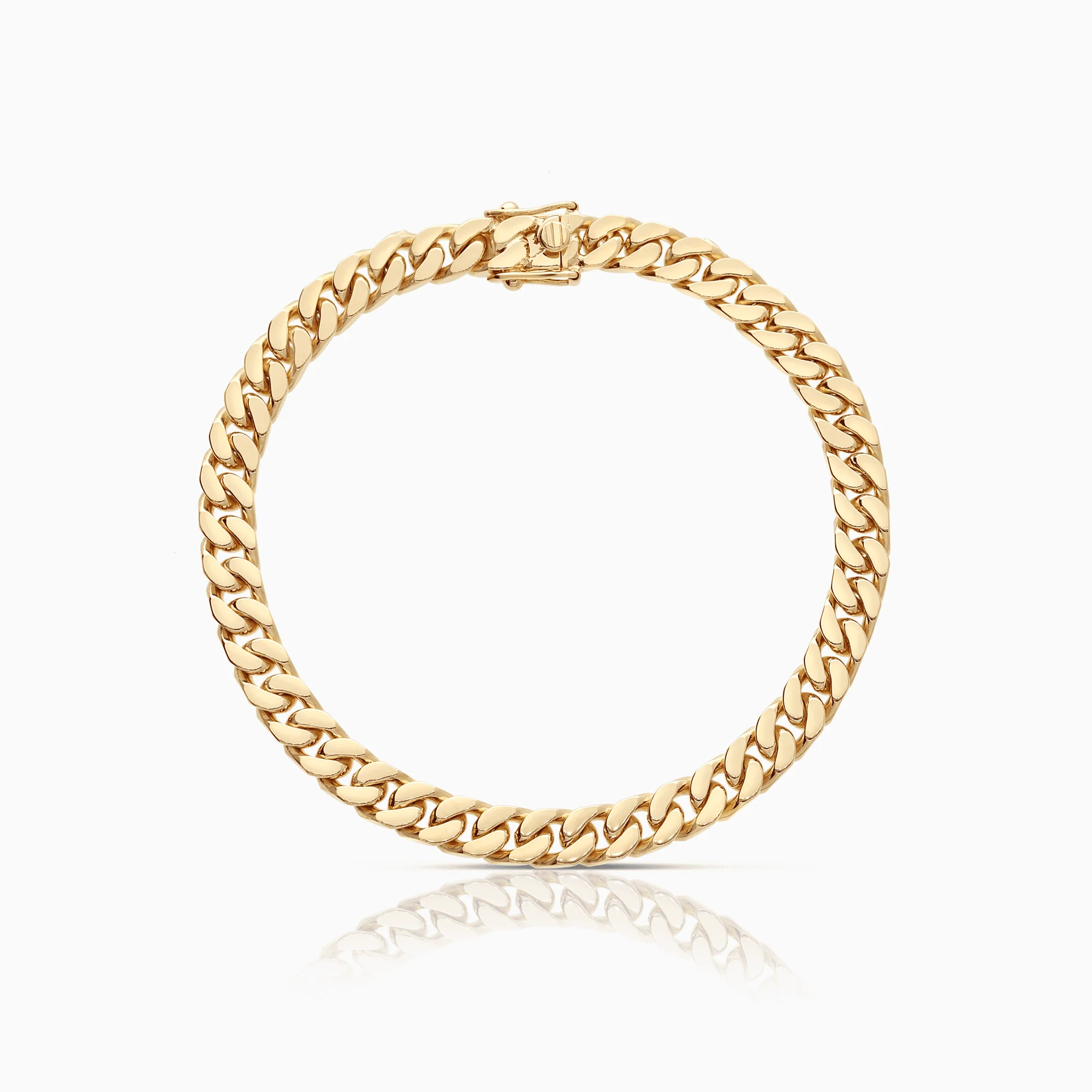 Curb bracelet 24.85g 18K gold