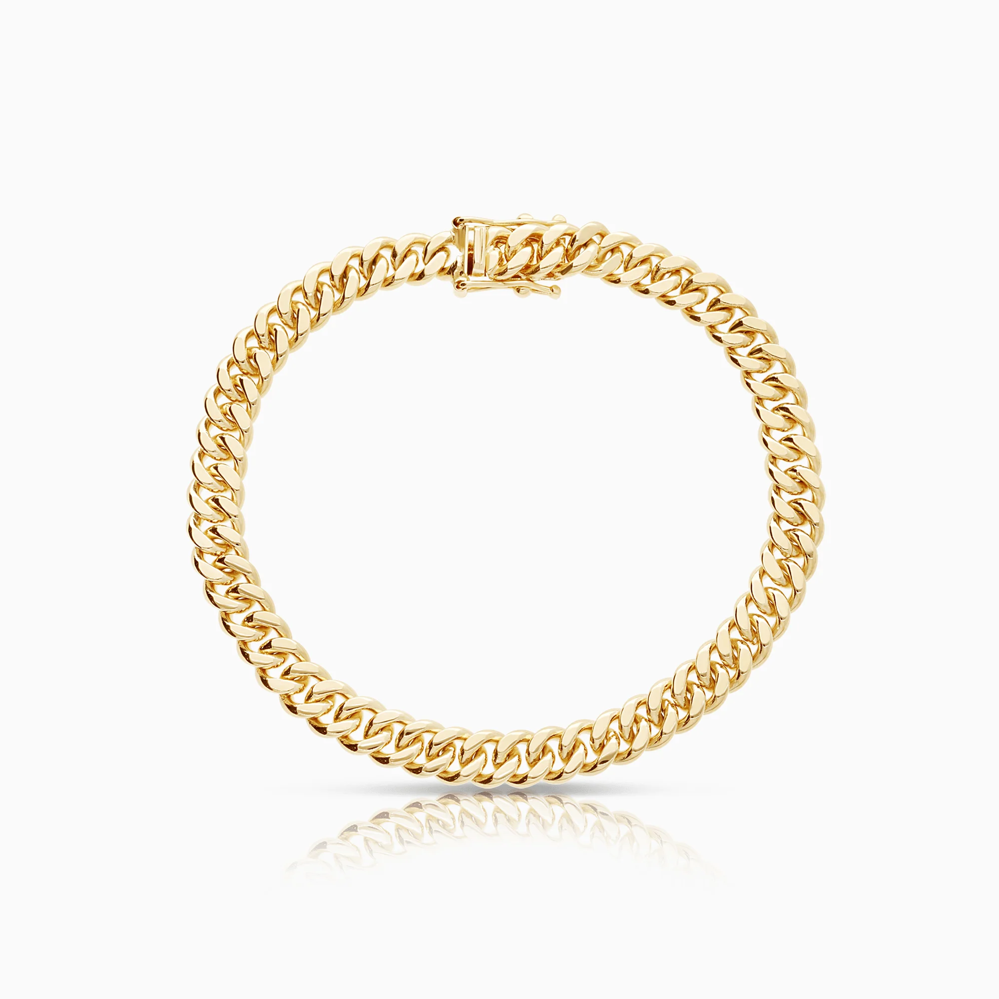 Curb bracelet 35.68g 18K gold