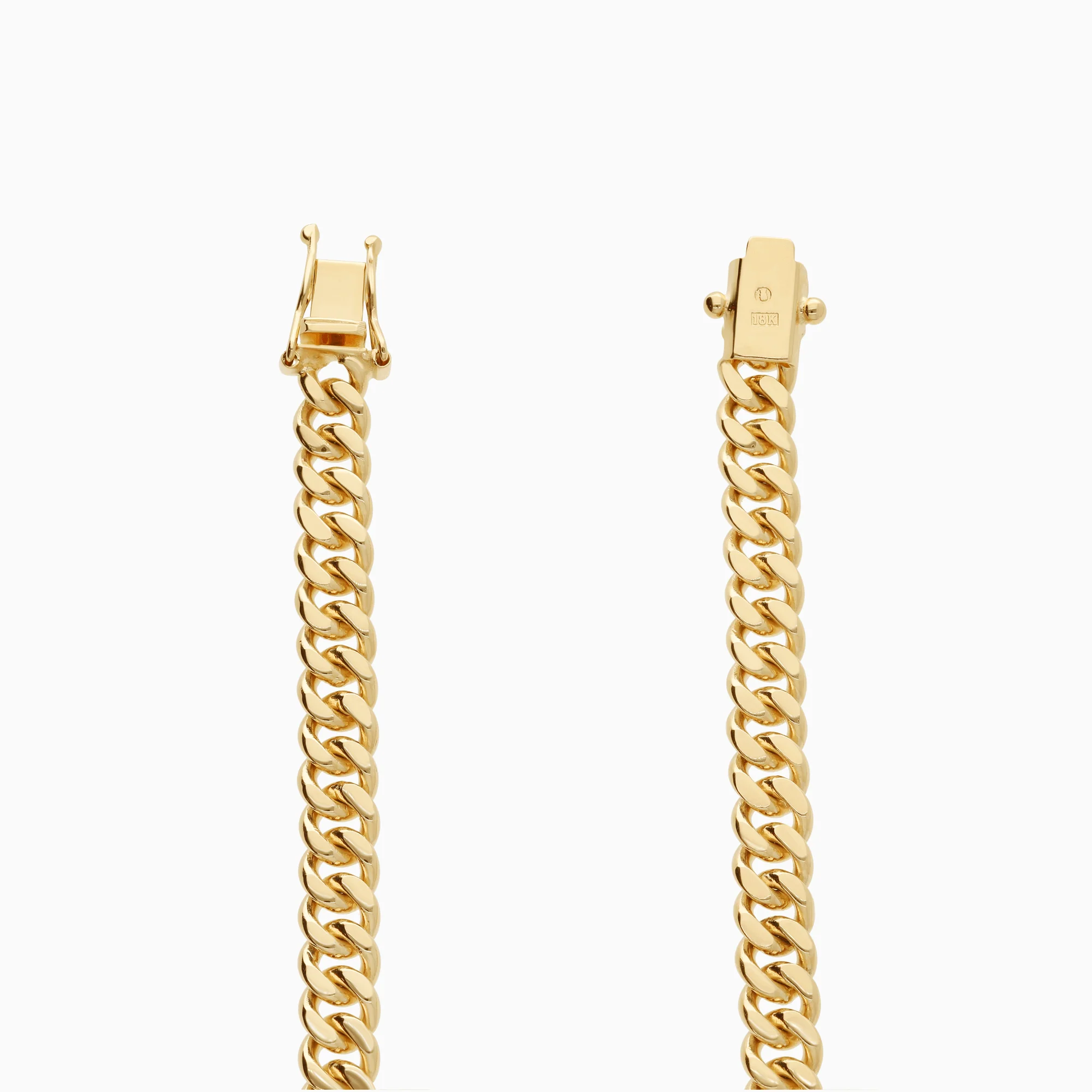 Curb bracelet 35.68g 18K gold - Image 2