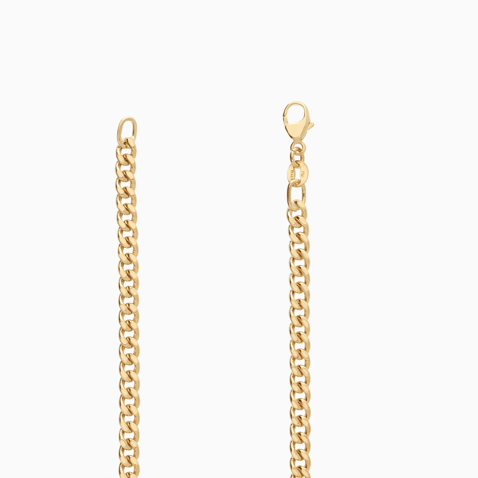Curb bracelet 3.95g 18K gold - Image 2