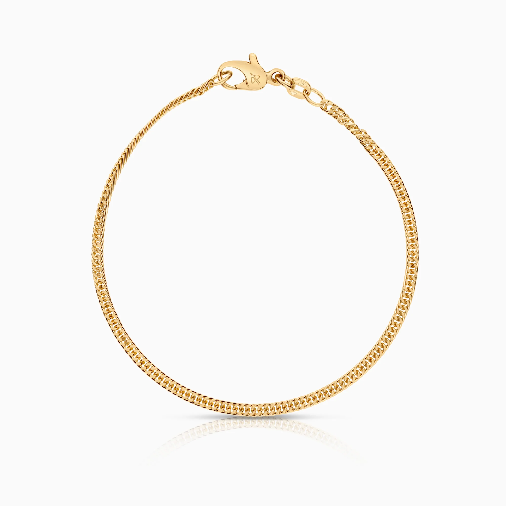 Curb bracelet 4.01g 18K gold