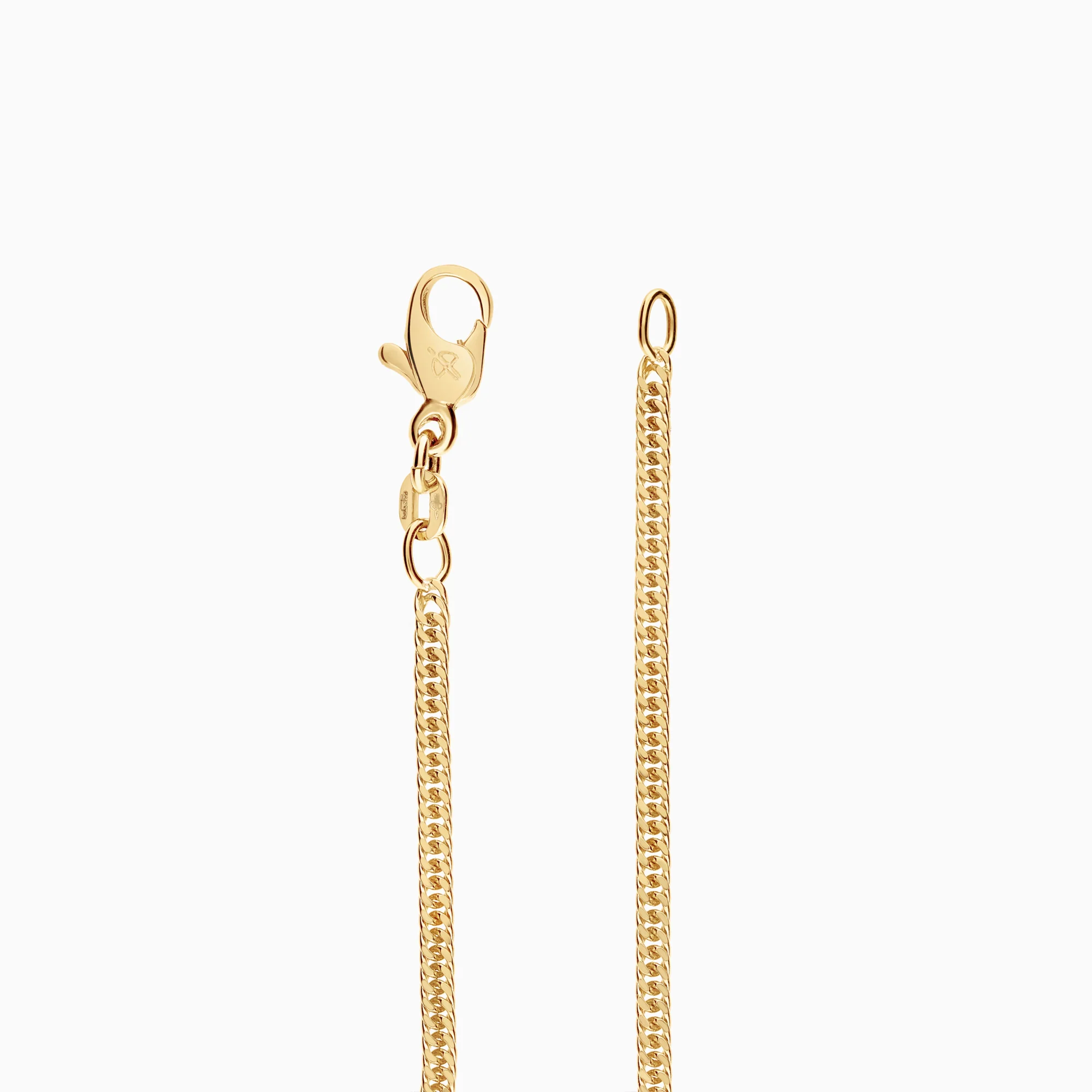 Curb bracelet 4.01g 18K gold - Image 2
