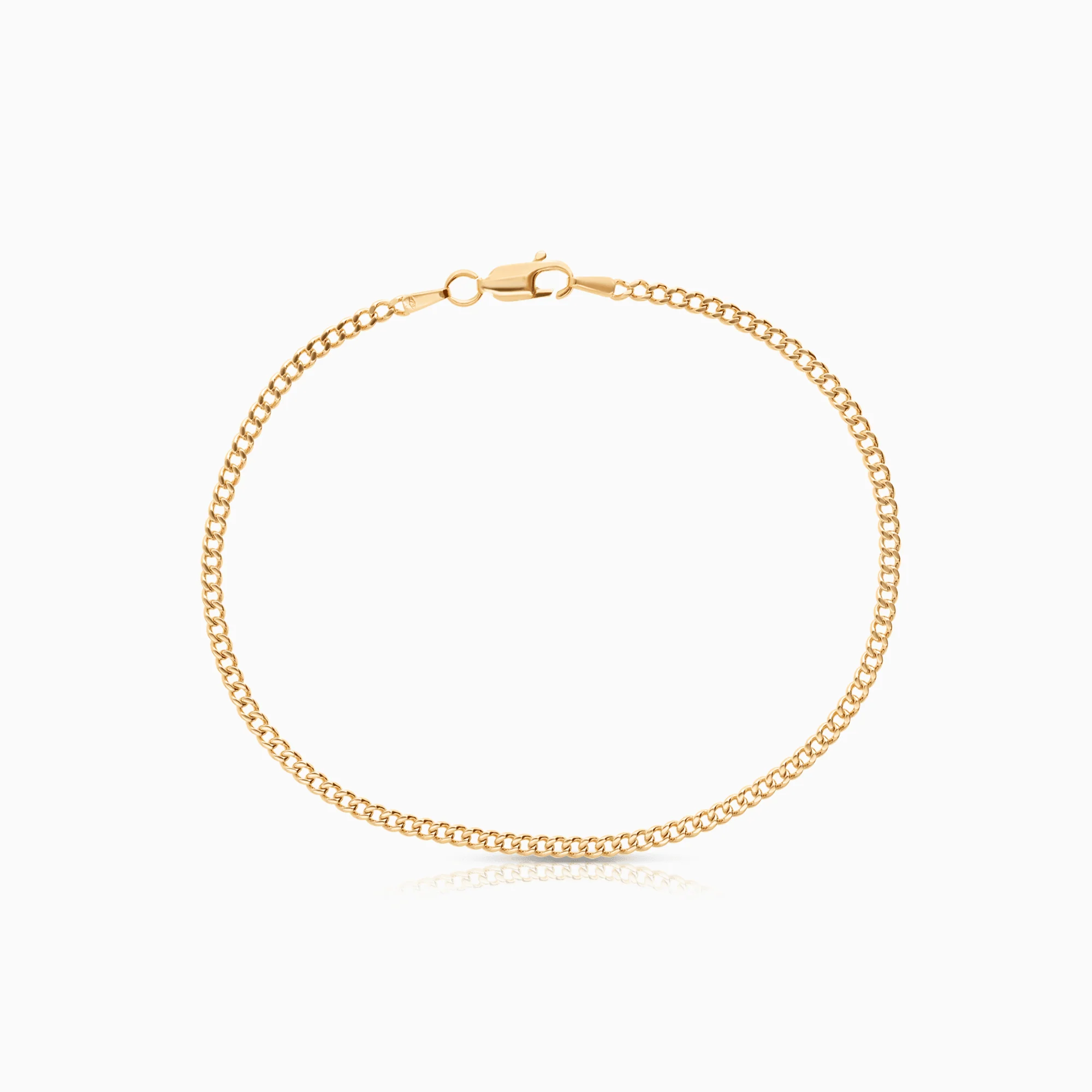 Curb bracelet 4.42g 18K gold