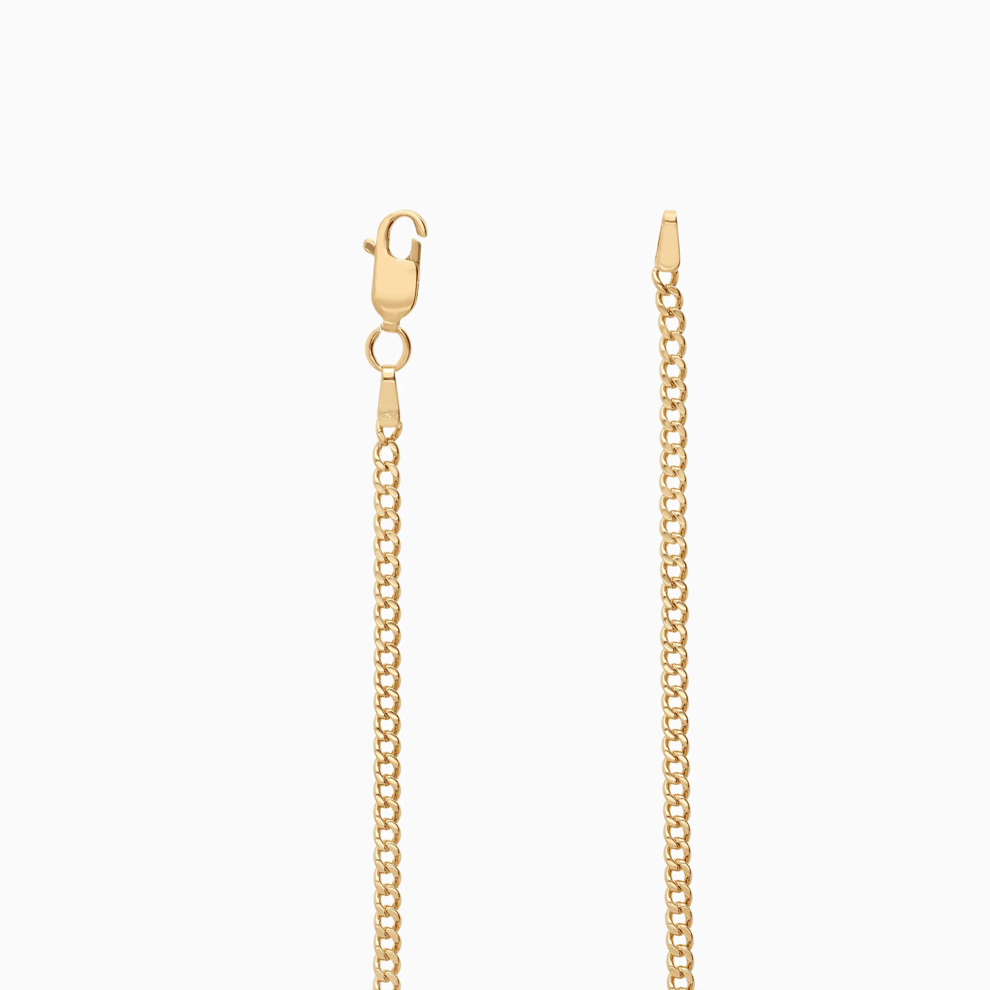 Curb bracelet 4.42g 18K gold - Image 2